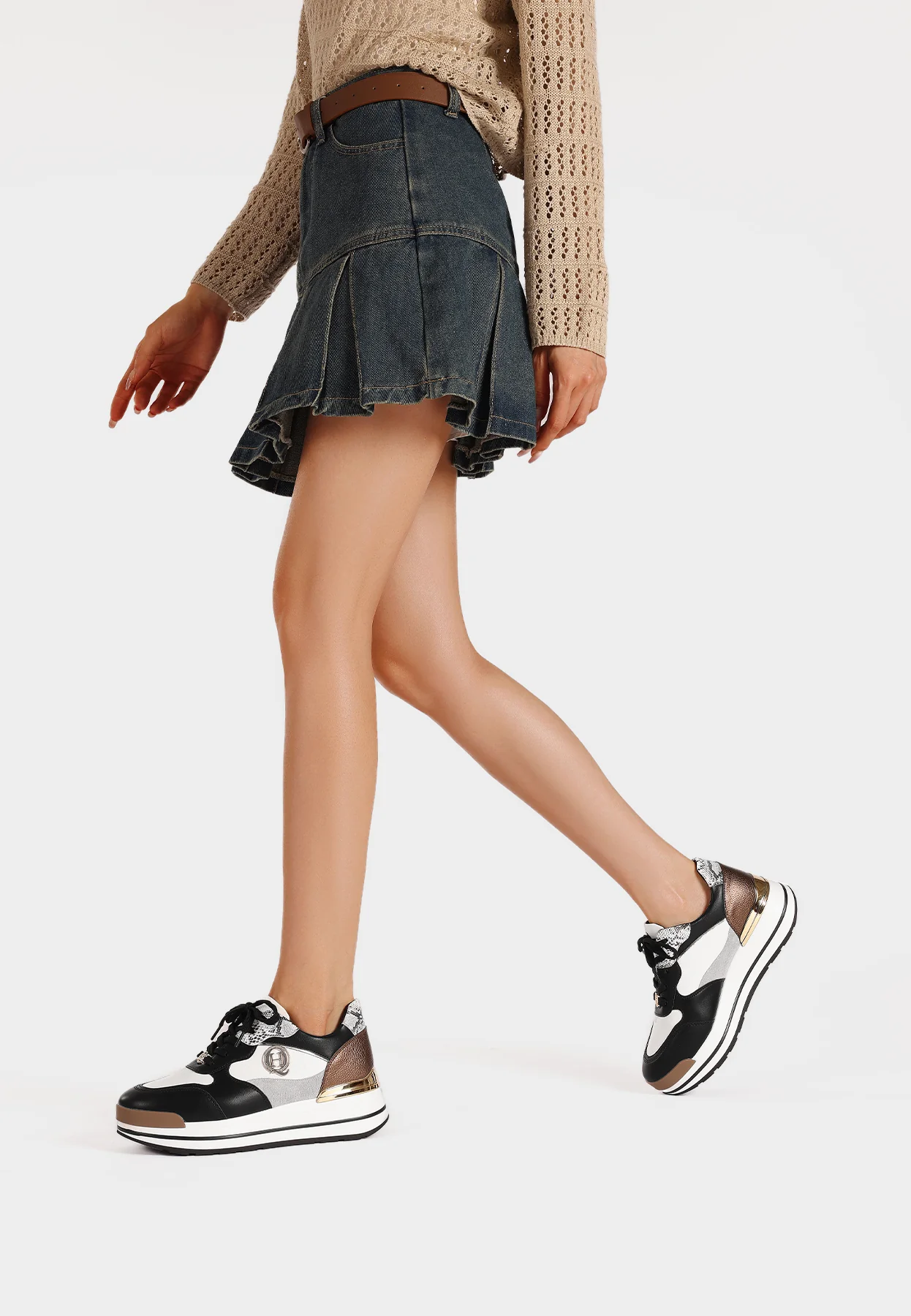 Sneakers con suola alta X31-24 - Image 7