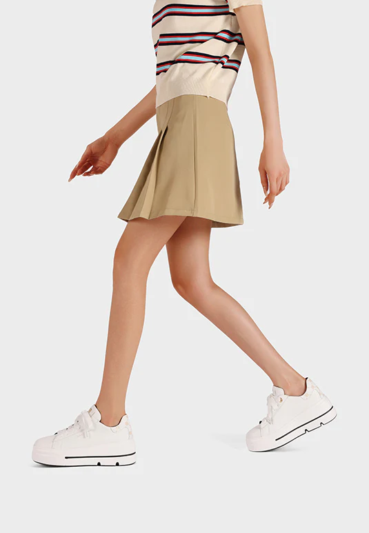 Sneakers da donna platform con suola bicolore X33-10 - Image 8