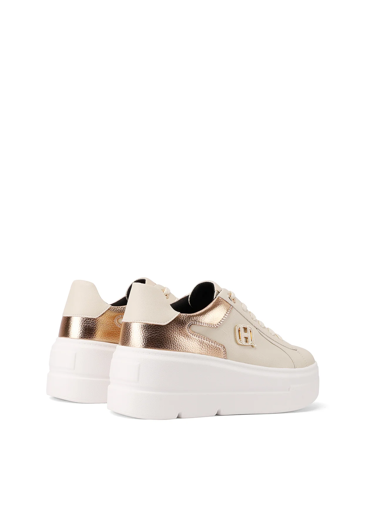 Sneakers da donna platform con dettagli metallizzati X33-11 - Image 11