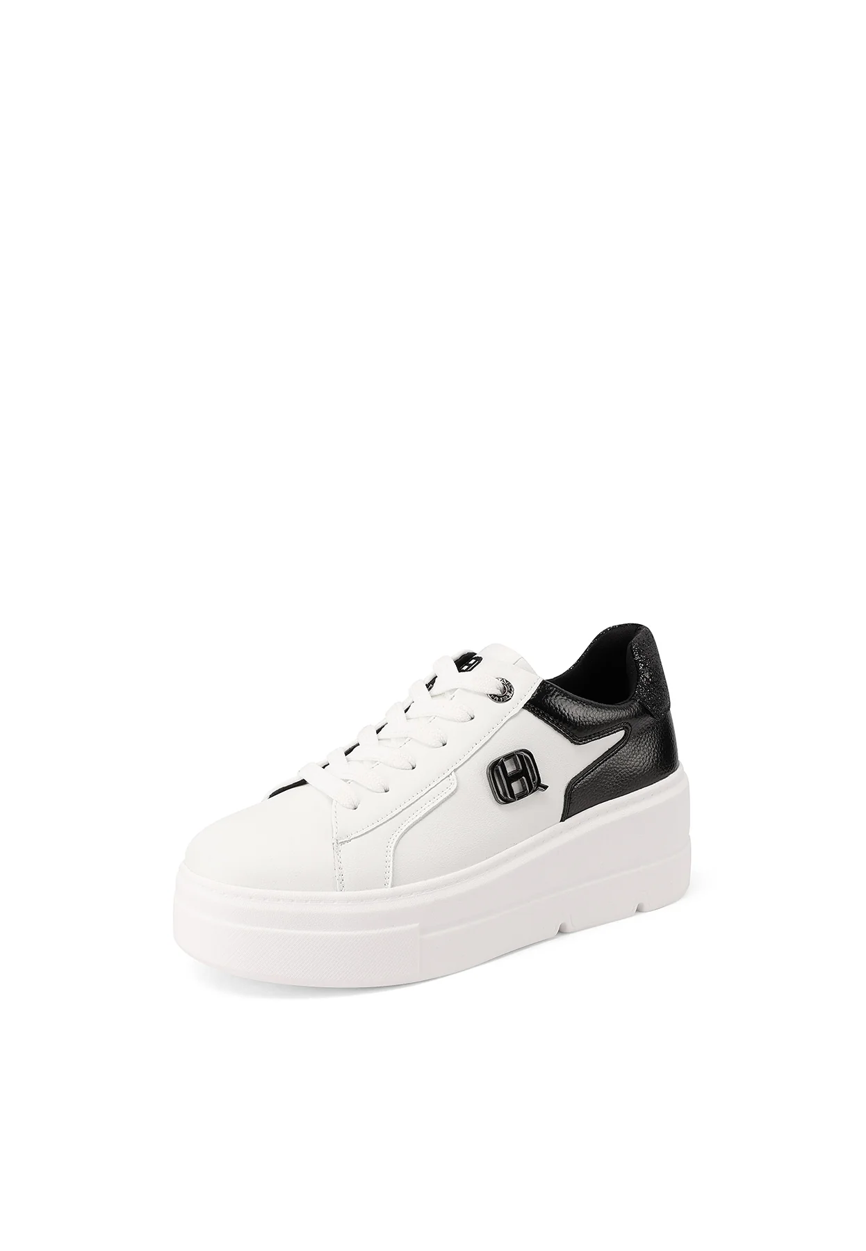 Sneakers da donna platform con dettagli metallizzati X33-11 - Image 17