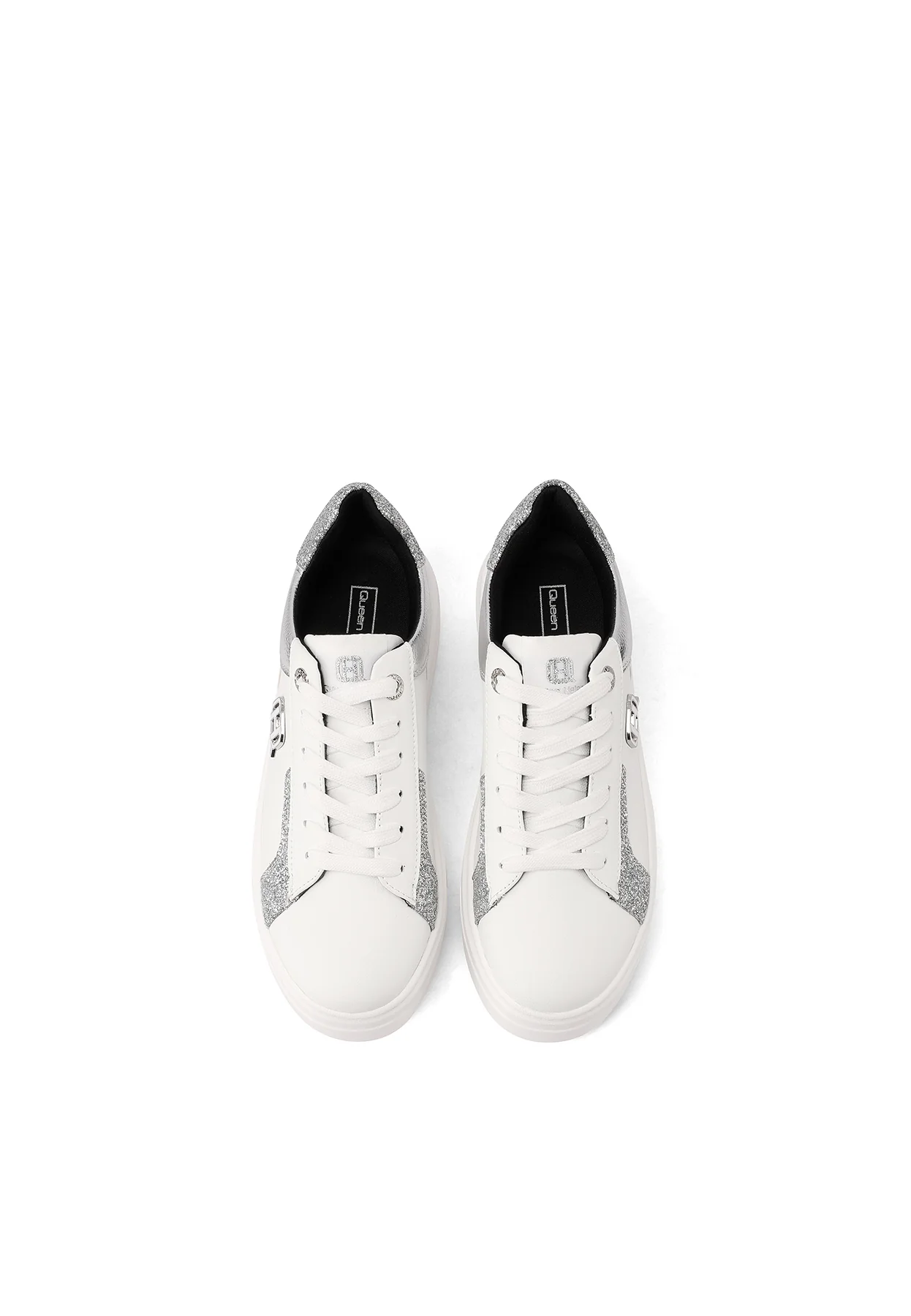 Sneakers da donna platform con dettagli metallizzati X33-11 - Image 26