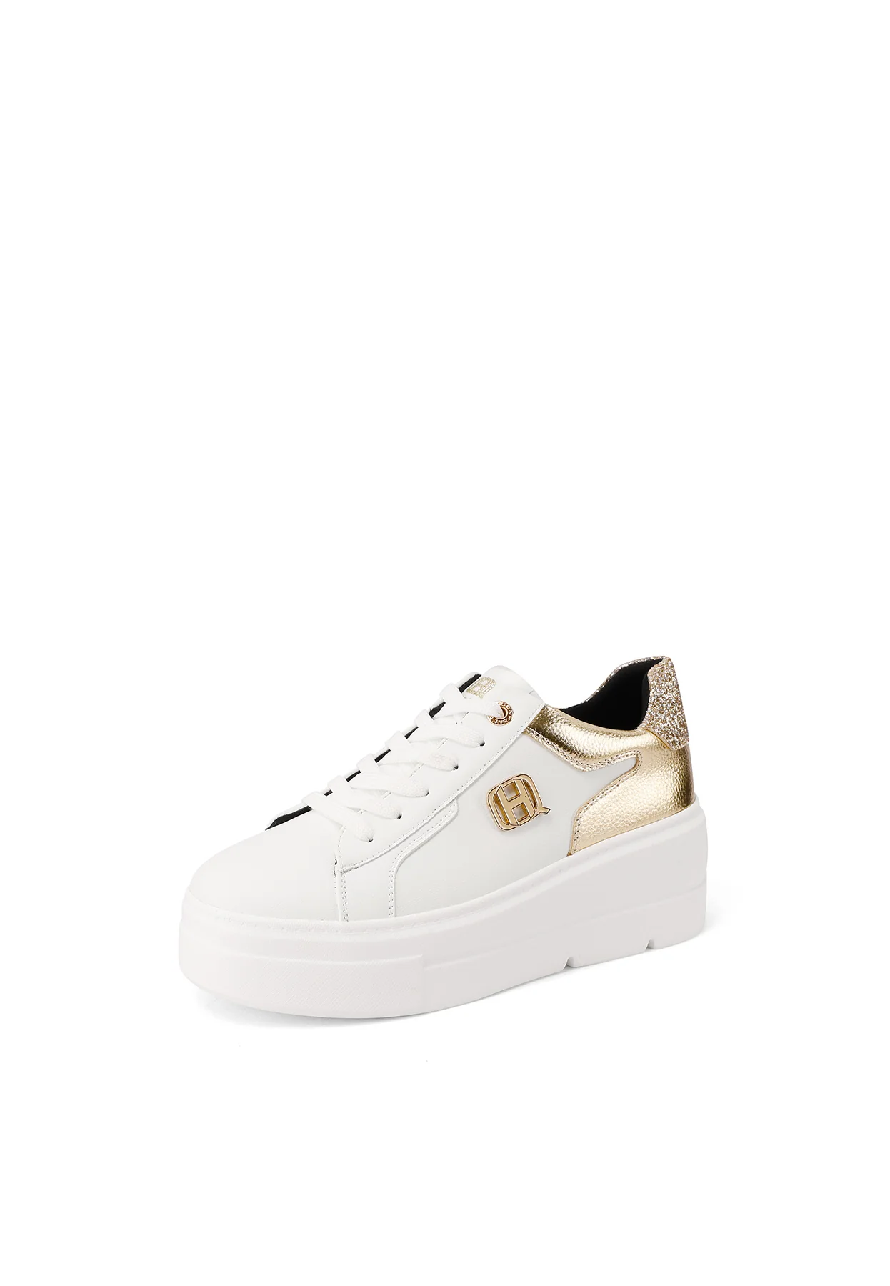 Sneakers da donna platform con dettagli metallizzati X33-11 - Image 3