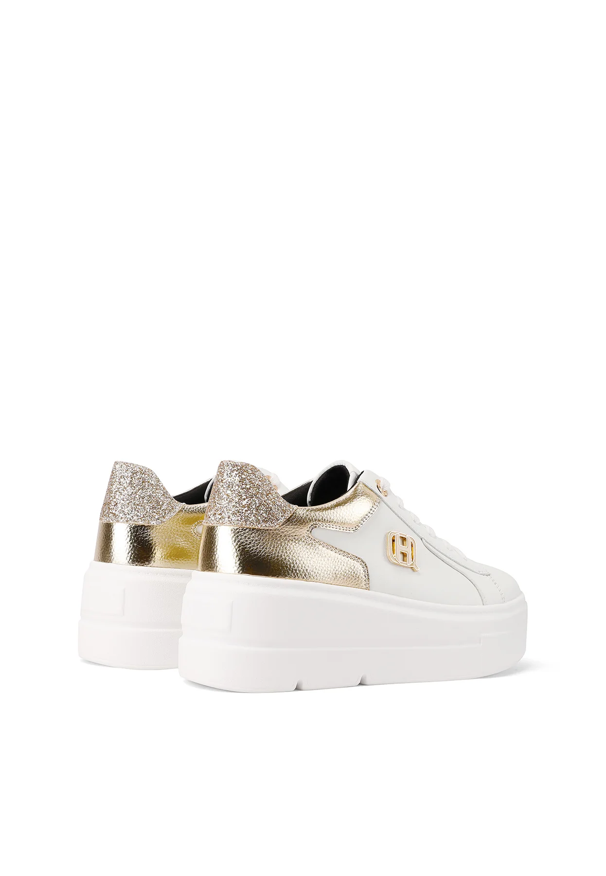 Sneakers da donna platform con dettagli metallizzati X33-11 - Image 4