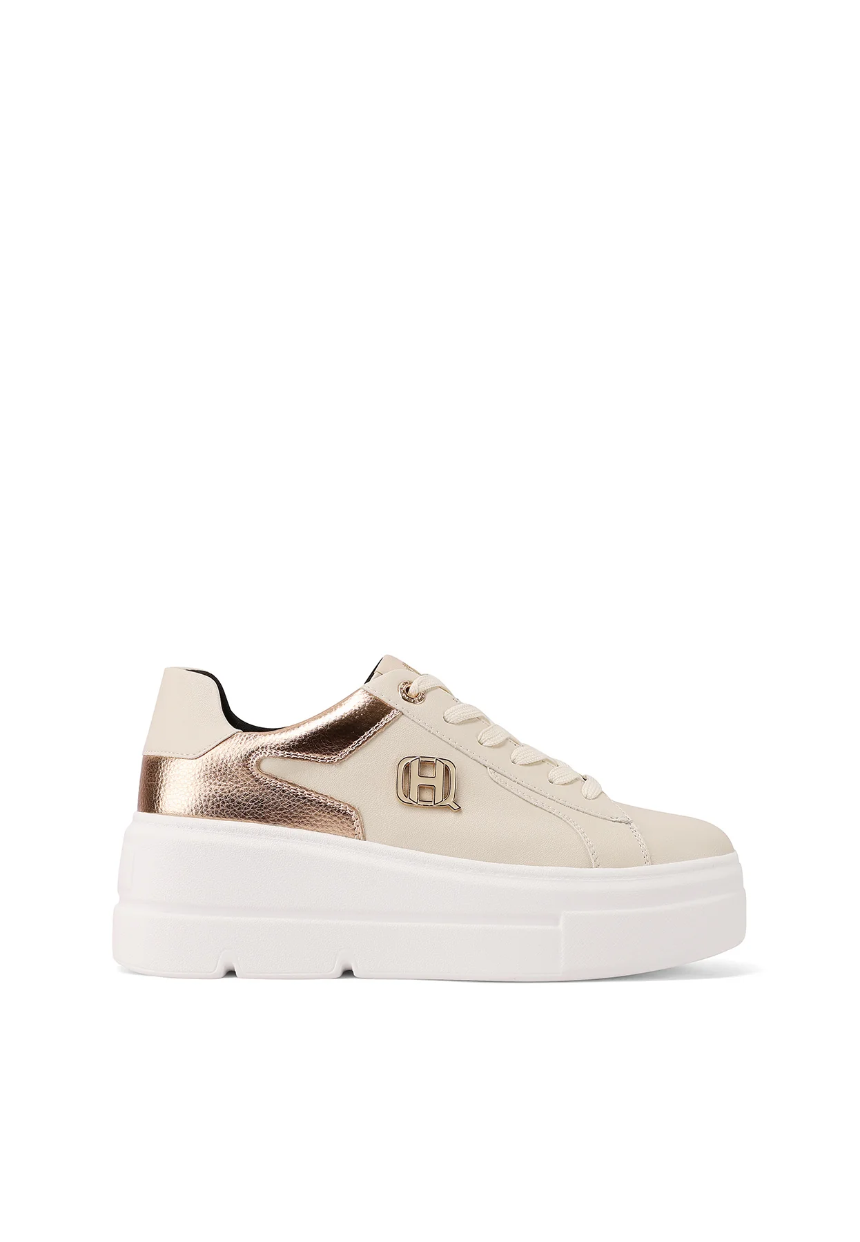 Sneakers da donna platform con dettagli metallizzati X33-11 - Image 9