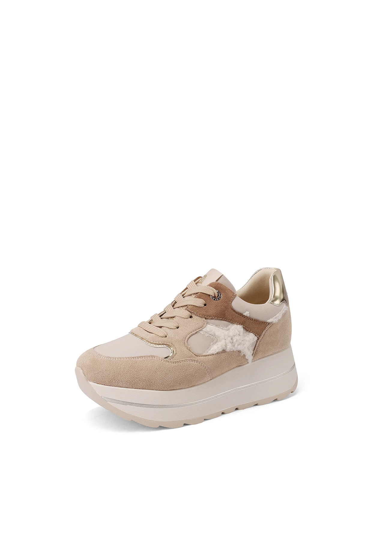 Sneakers da donna platform con inserti animalier X33-18 - Image 10