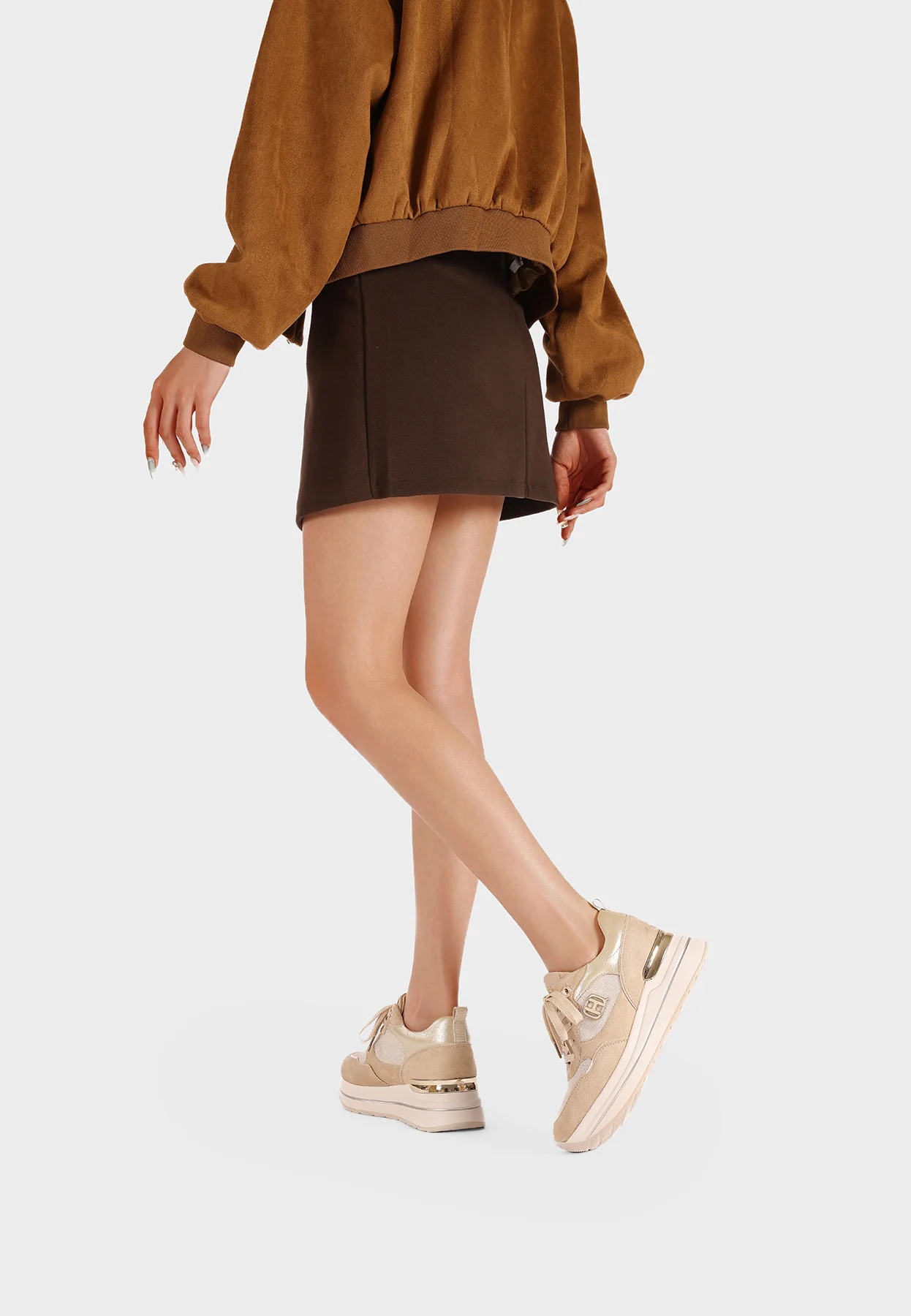 Sneakers elegante con zeppa X33-20 - Image 14