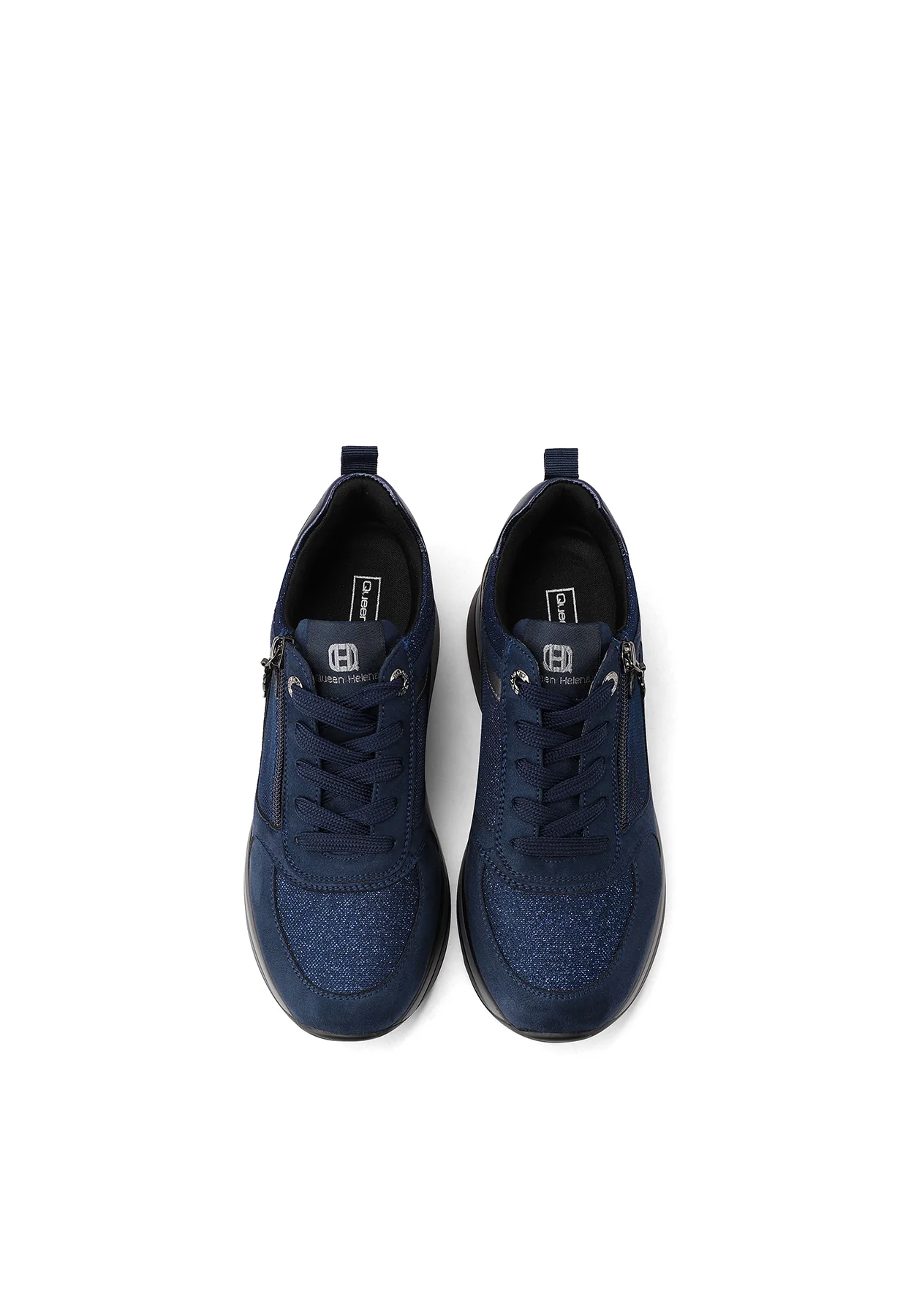 Sneakers eleganti in camoscio con zip laterale X33-23 - Image 5