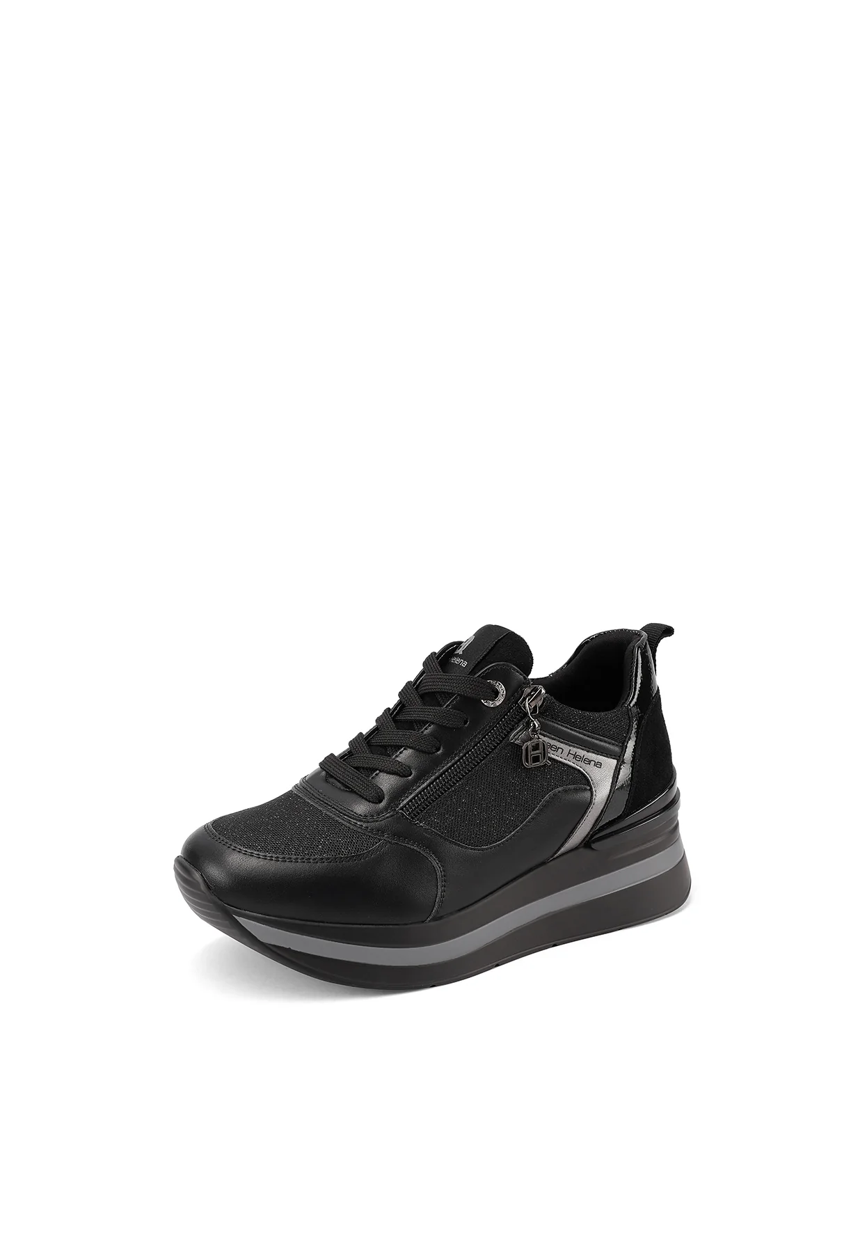 Sneakers eleganti in camoscio con zip laterale X33-23 - Image 9