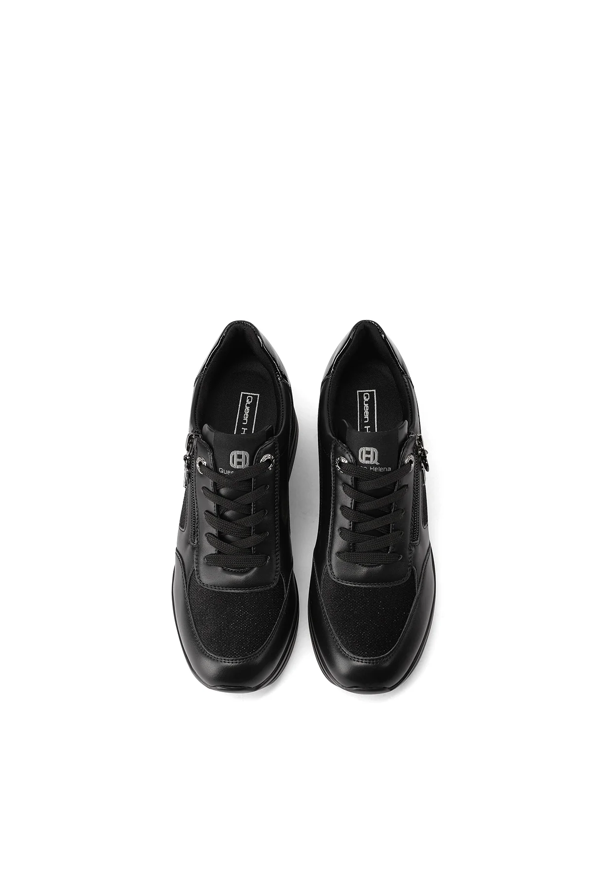 Sneakers da donna con zeppa e zip laterale X33-27 - Image 5