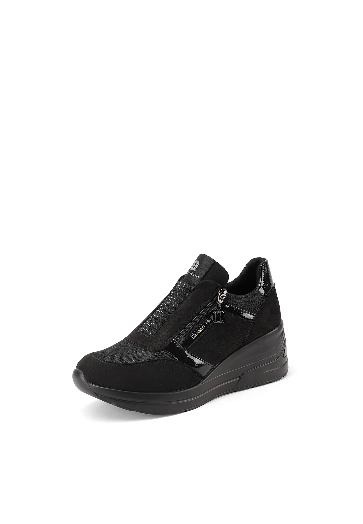 Sneakers da donna con punta affusolata e zeppa X33-28 - Image 10