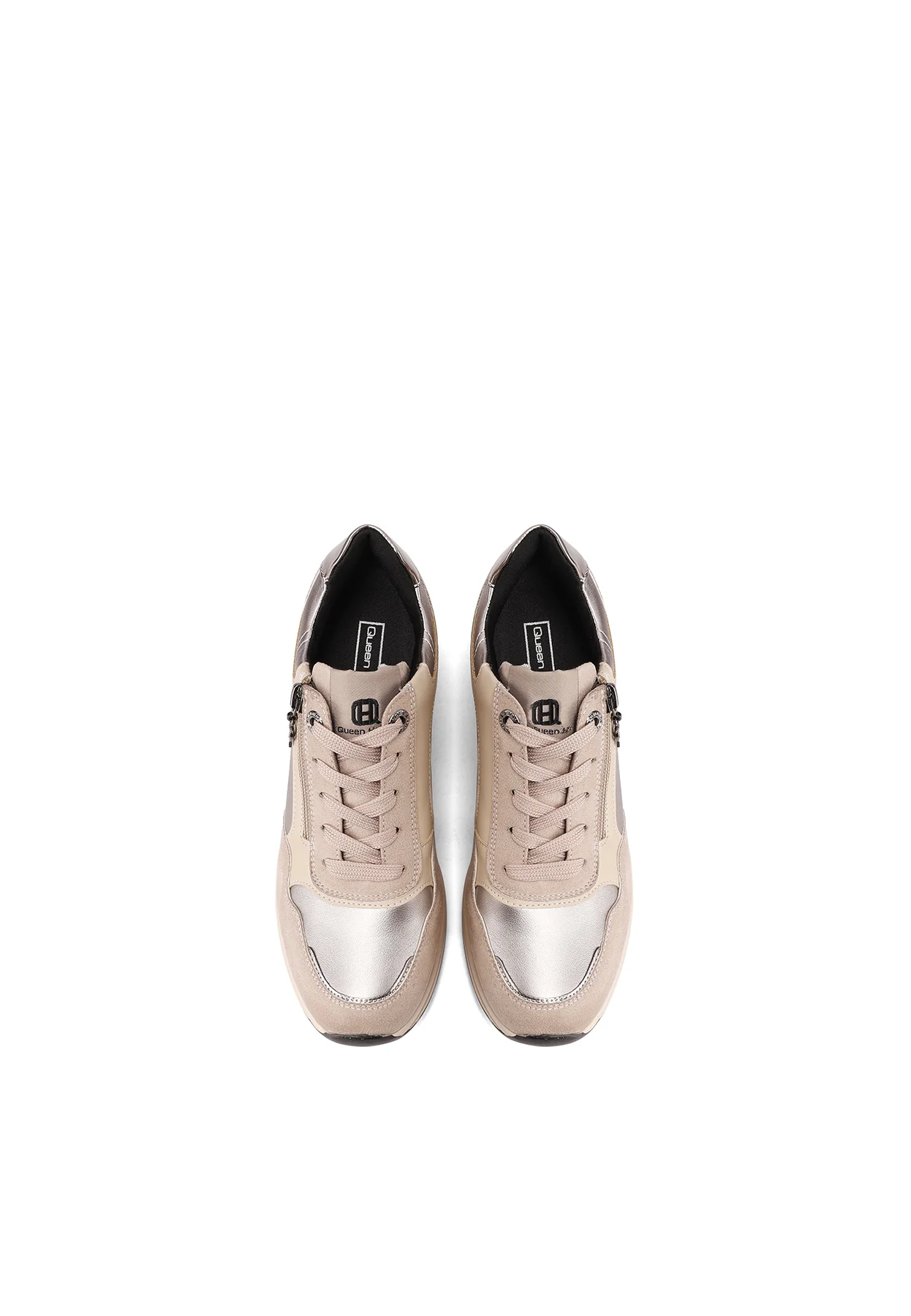 Sneakers con zeppa e zip laterale X33-29 - Image 19