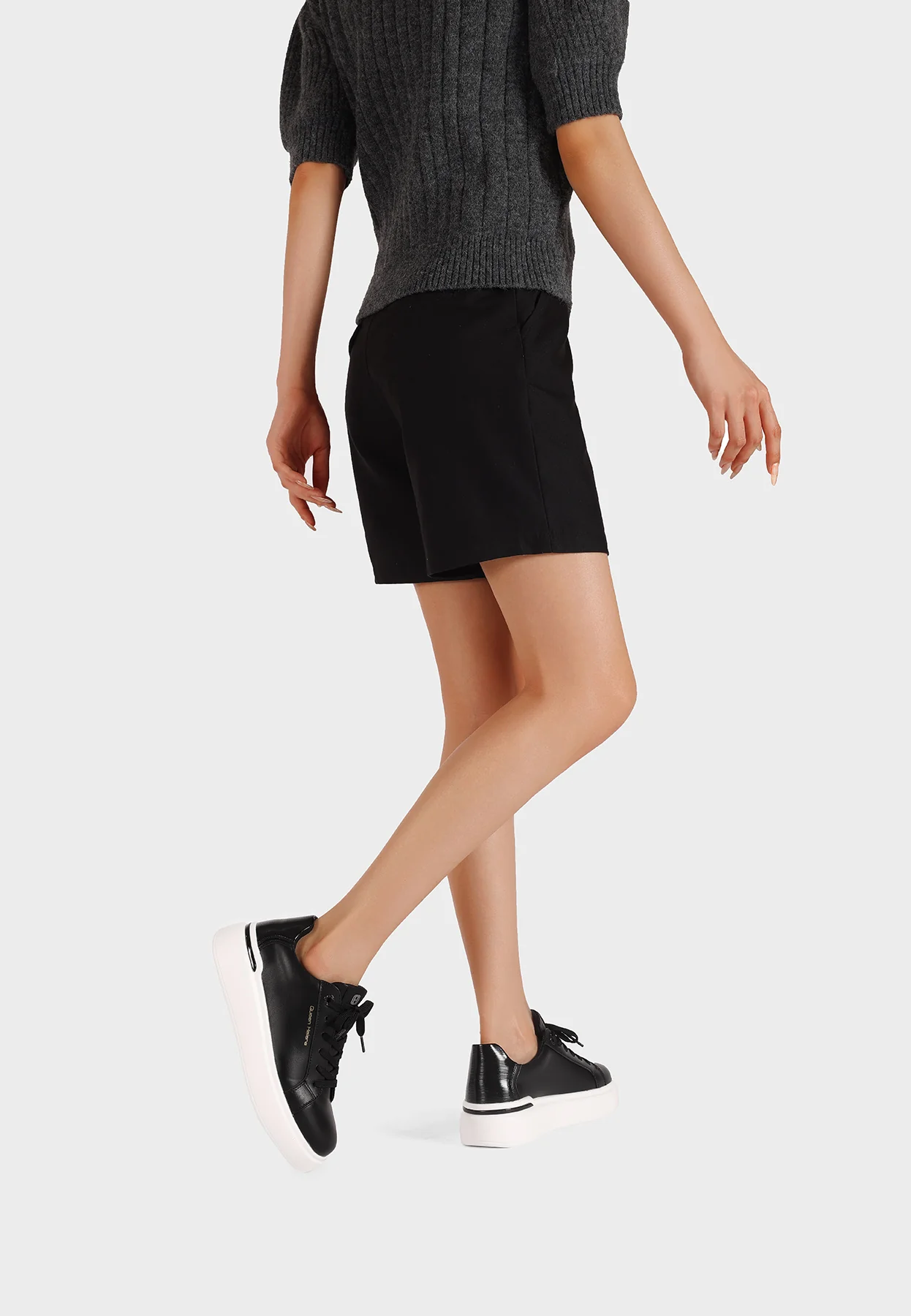Sneakers platform classiche con lacci X33-3