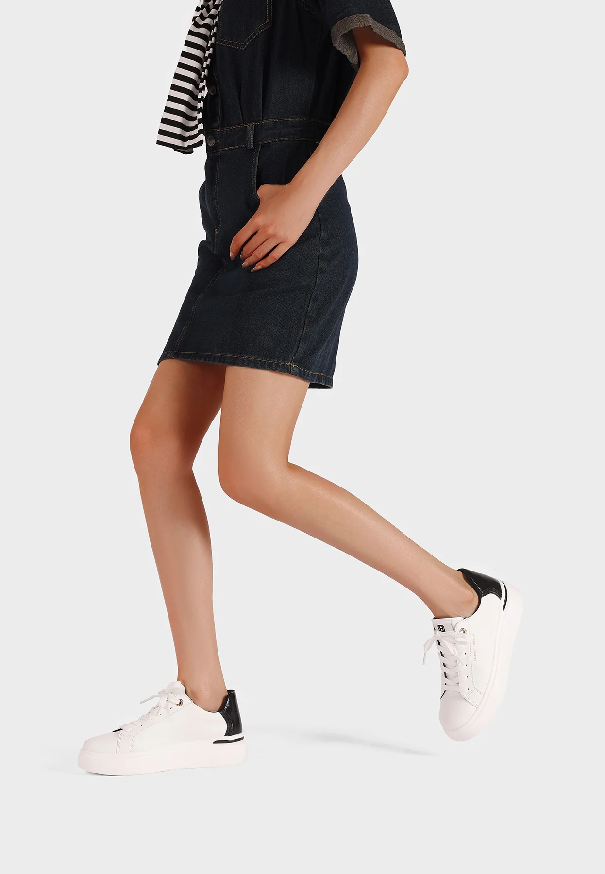 Sneakers platform classiche con lacci X33-3 - Image 21