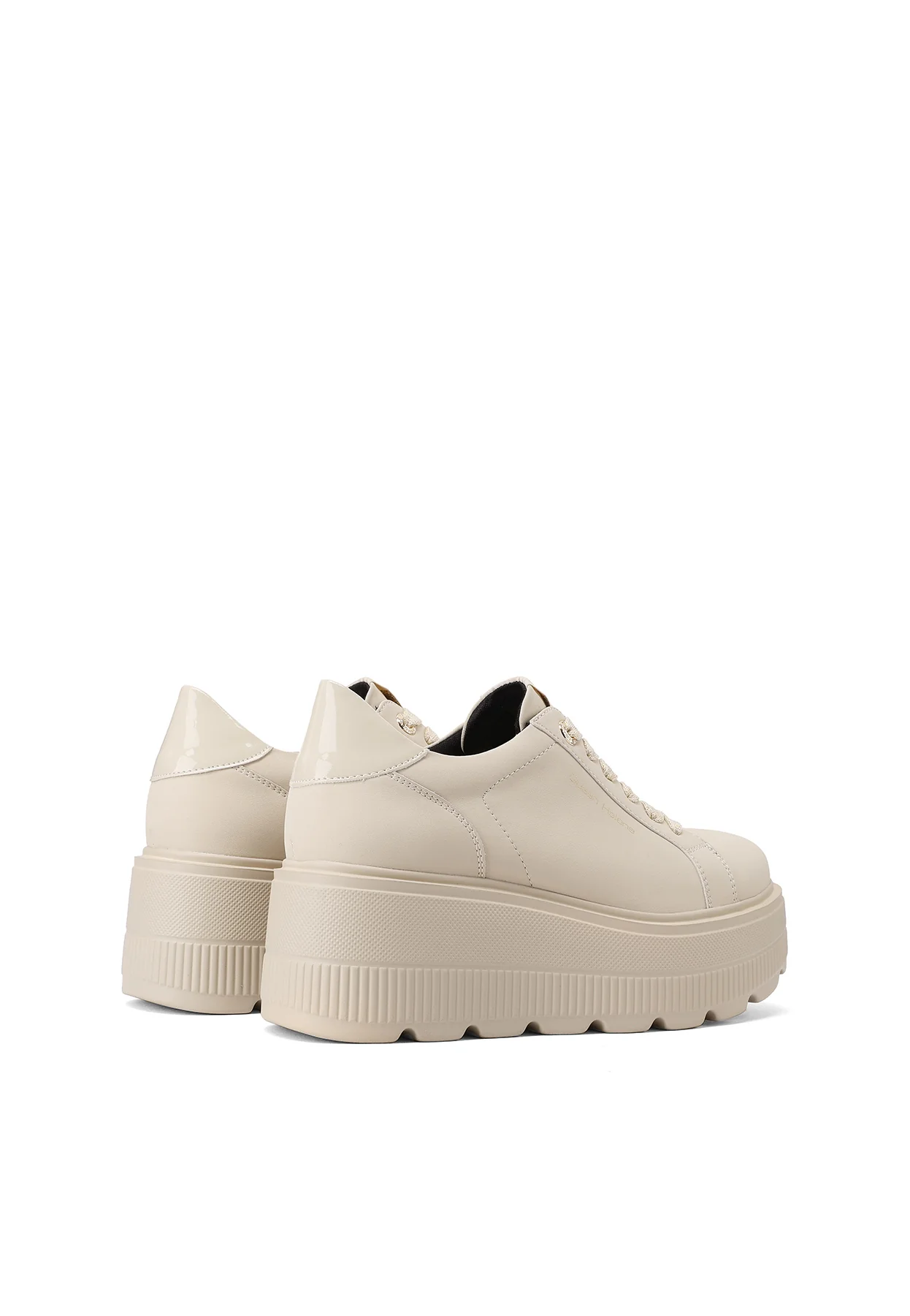 Sneakers platform con punta tonda e suola alta zeppa X33-6 - Image 4