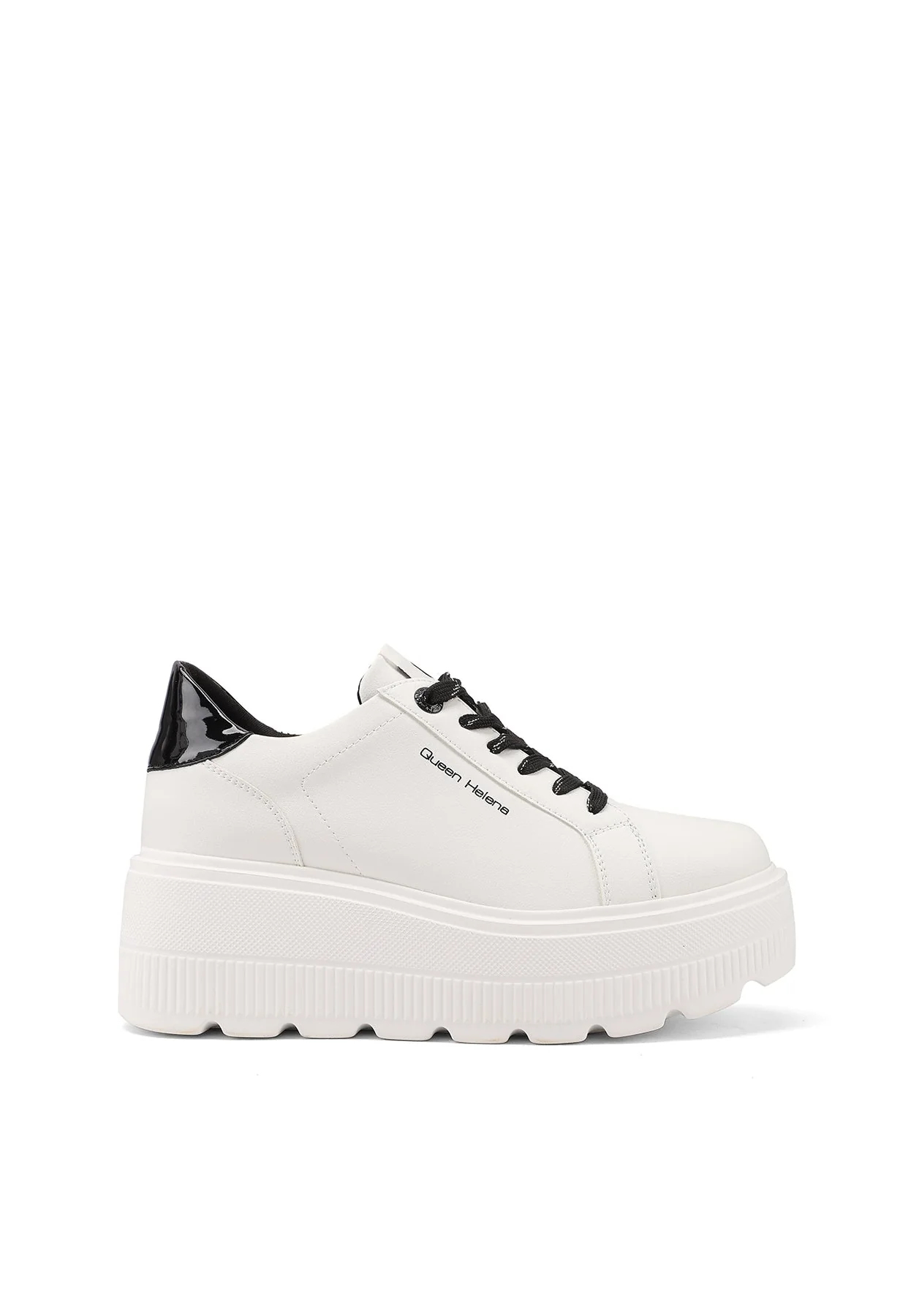 Sneakers platform con punta tonda e suola alta zeppa X33-6 - Image 9