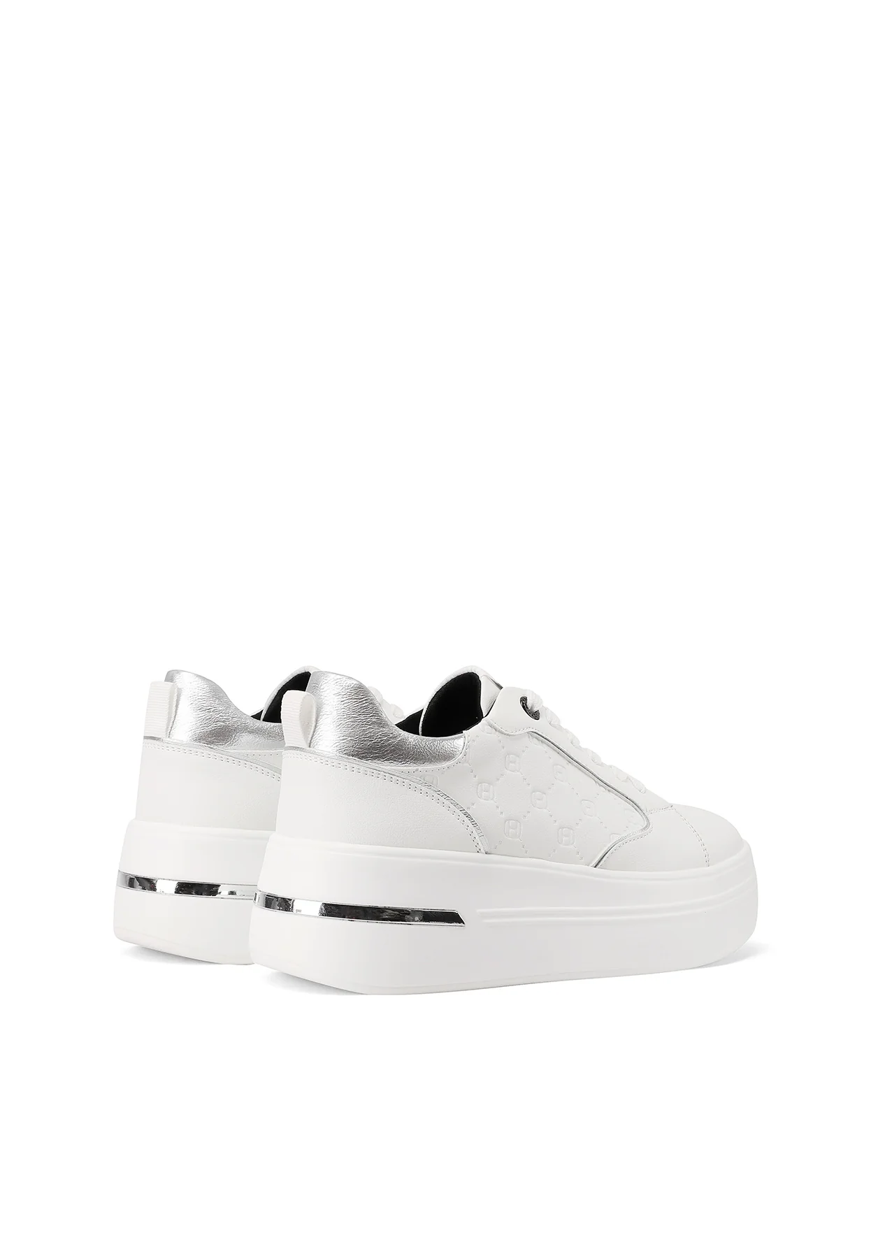 Sneakers da donna platform con ricamo geometrico X33-7 - Image 18