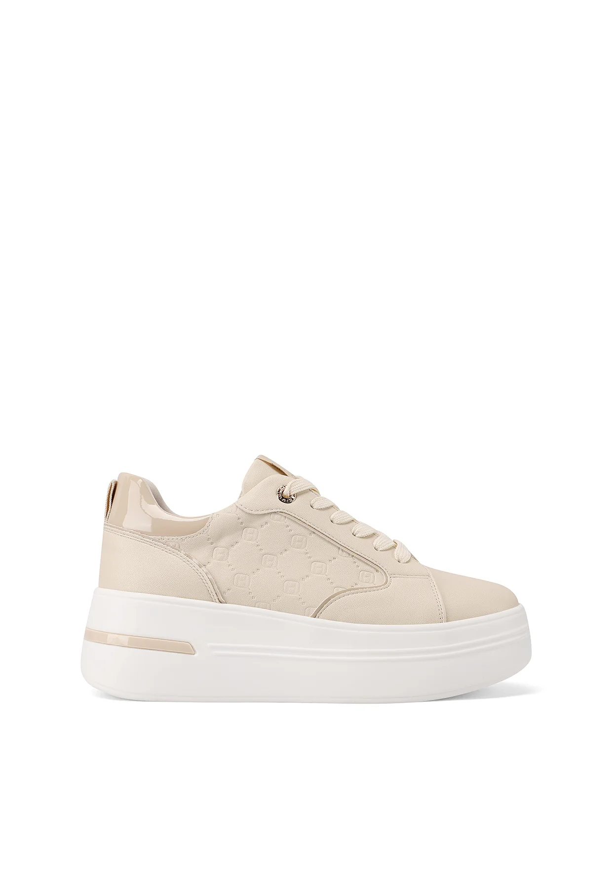 Sneakers da donna platform con ricamo geometrico X33-7 - Image 2