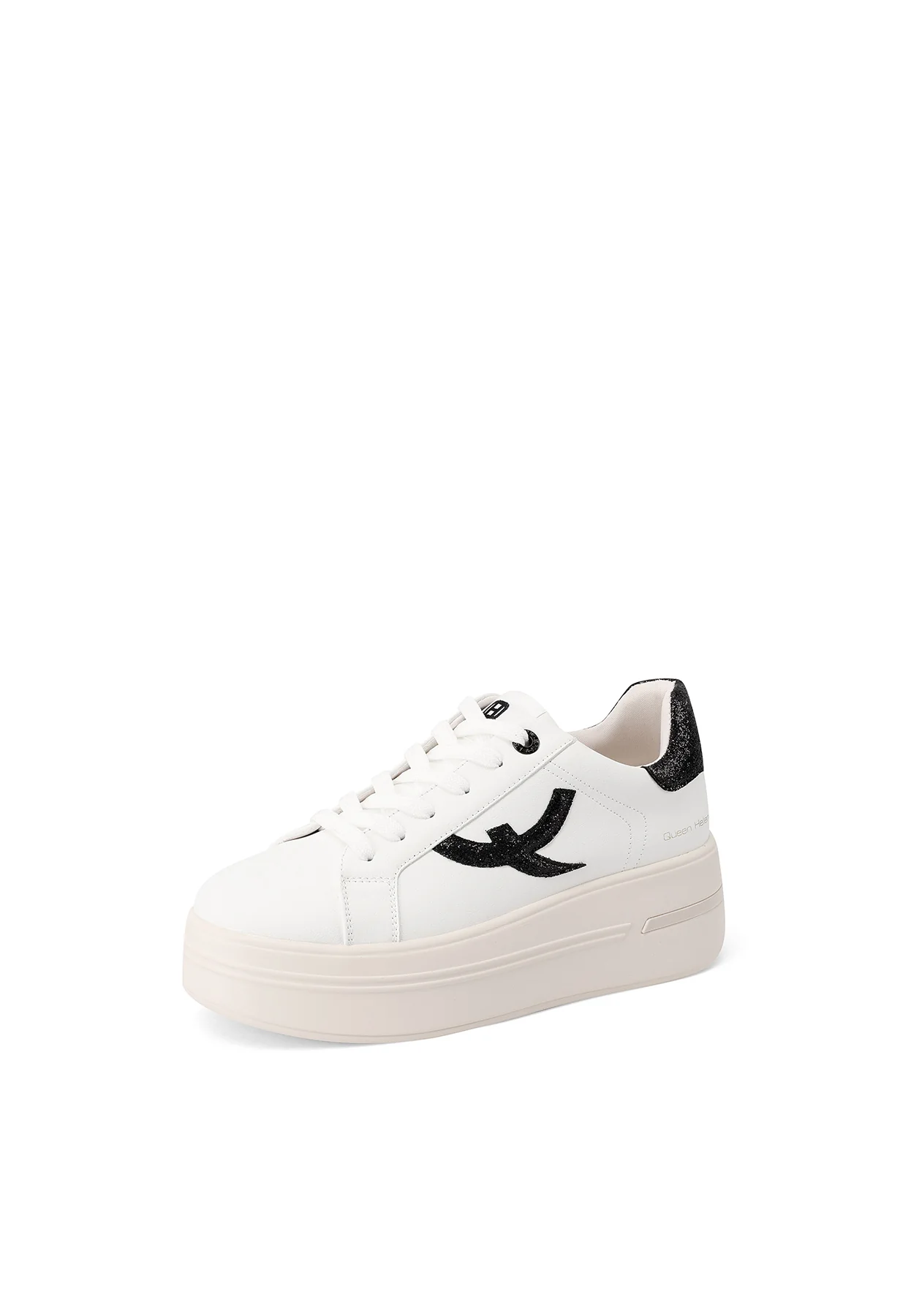 Sneakers da donna platform con glitter X33-8 - Image 17
