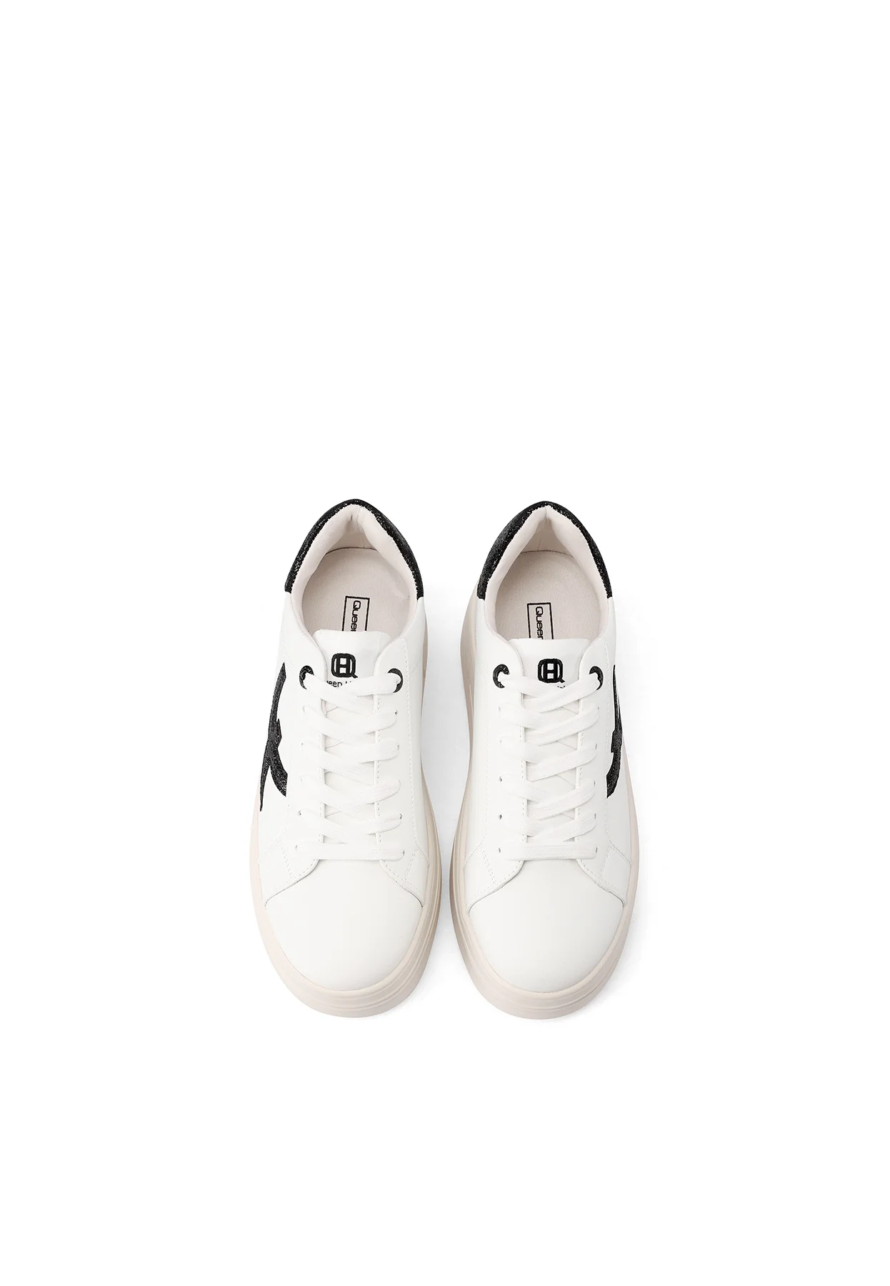 Sneakers da donna platform con glitter X33-8 - Image 19