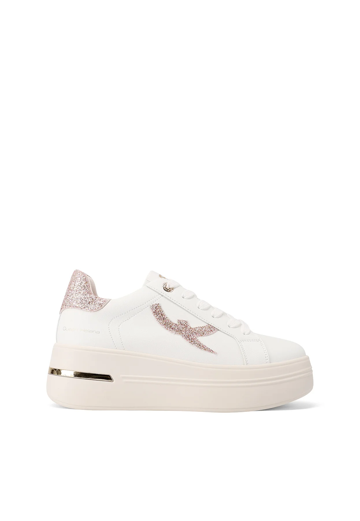 Sneakers da donna platform con glitter X33-8 - Image 9