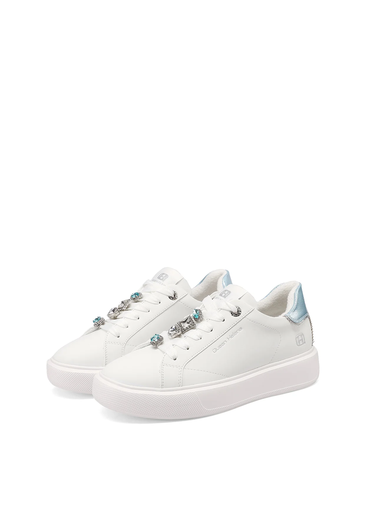Sneakers platform con dettagli gioiello X34-1 - Image 12