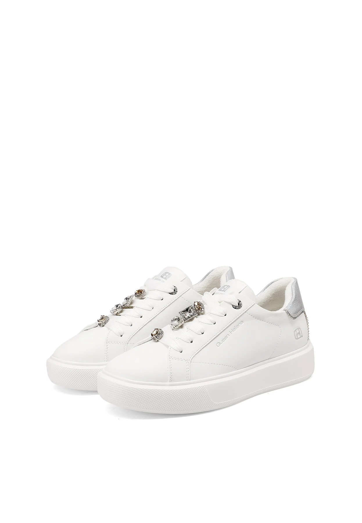 Sneakers platform con dettagli gioiello X34-1 - Image 4