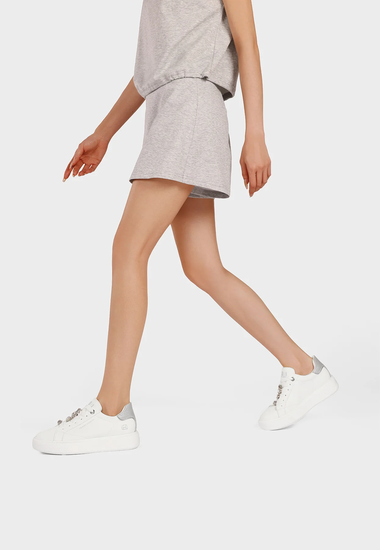 Sneakers platform con dettagli gioiello X34-1 - Image 8