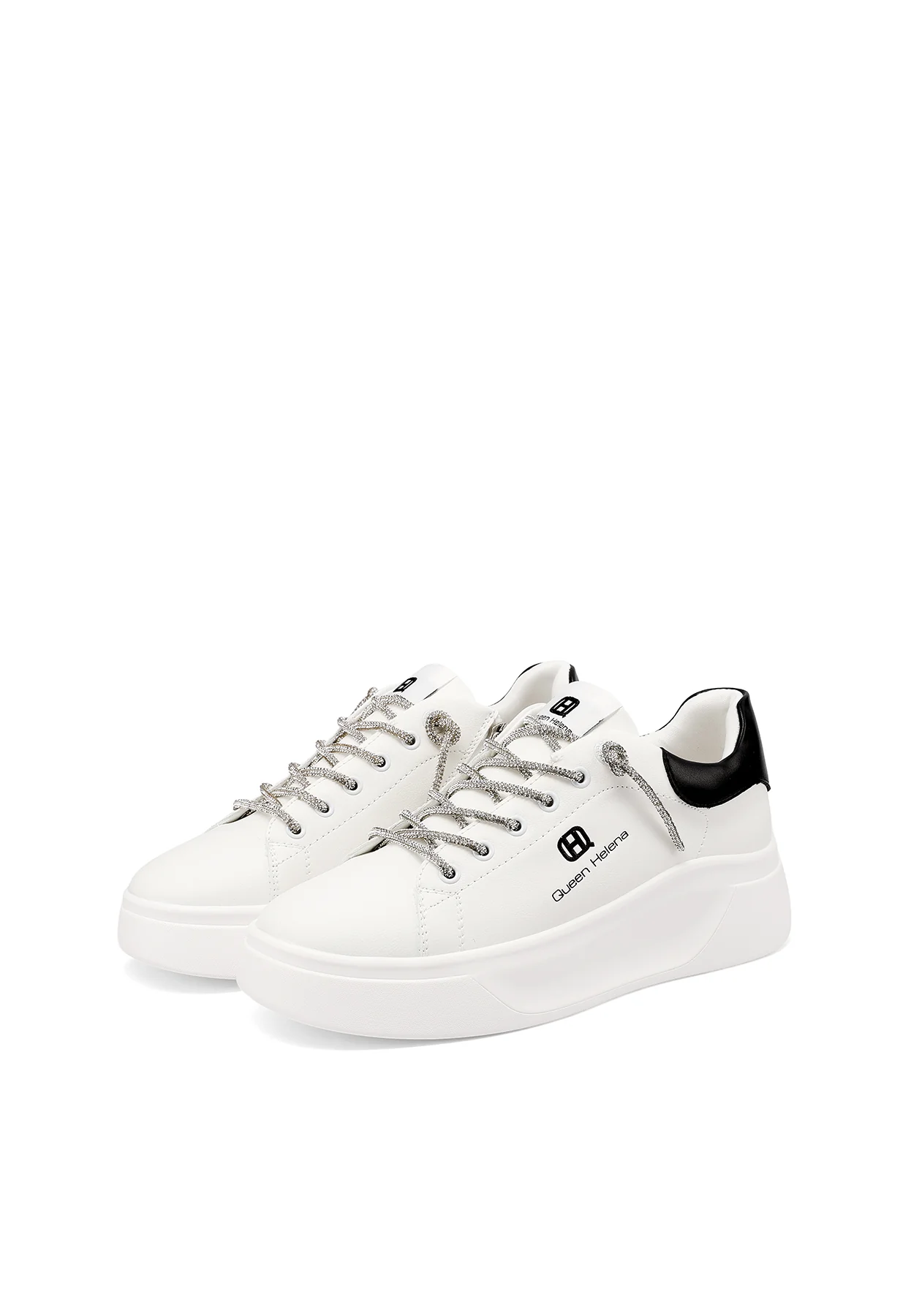 Sneakers donna platform con dettagli fashion X34-10 - Image 12