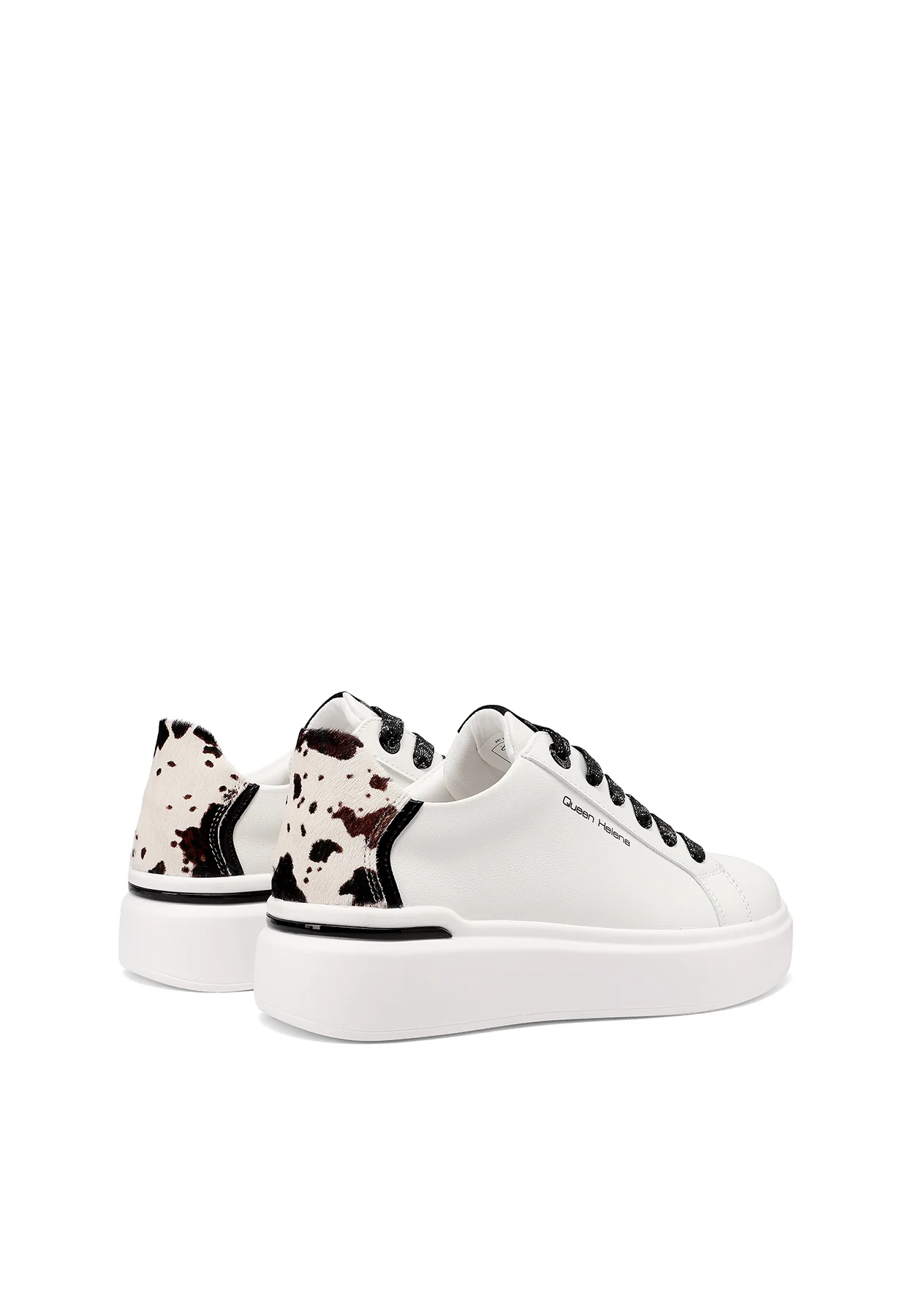 Sneakers platform con glitter e dettagli metallici X34-12 - Image 28