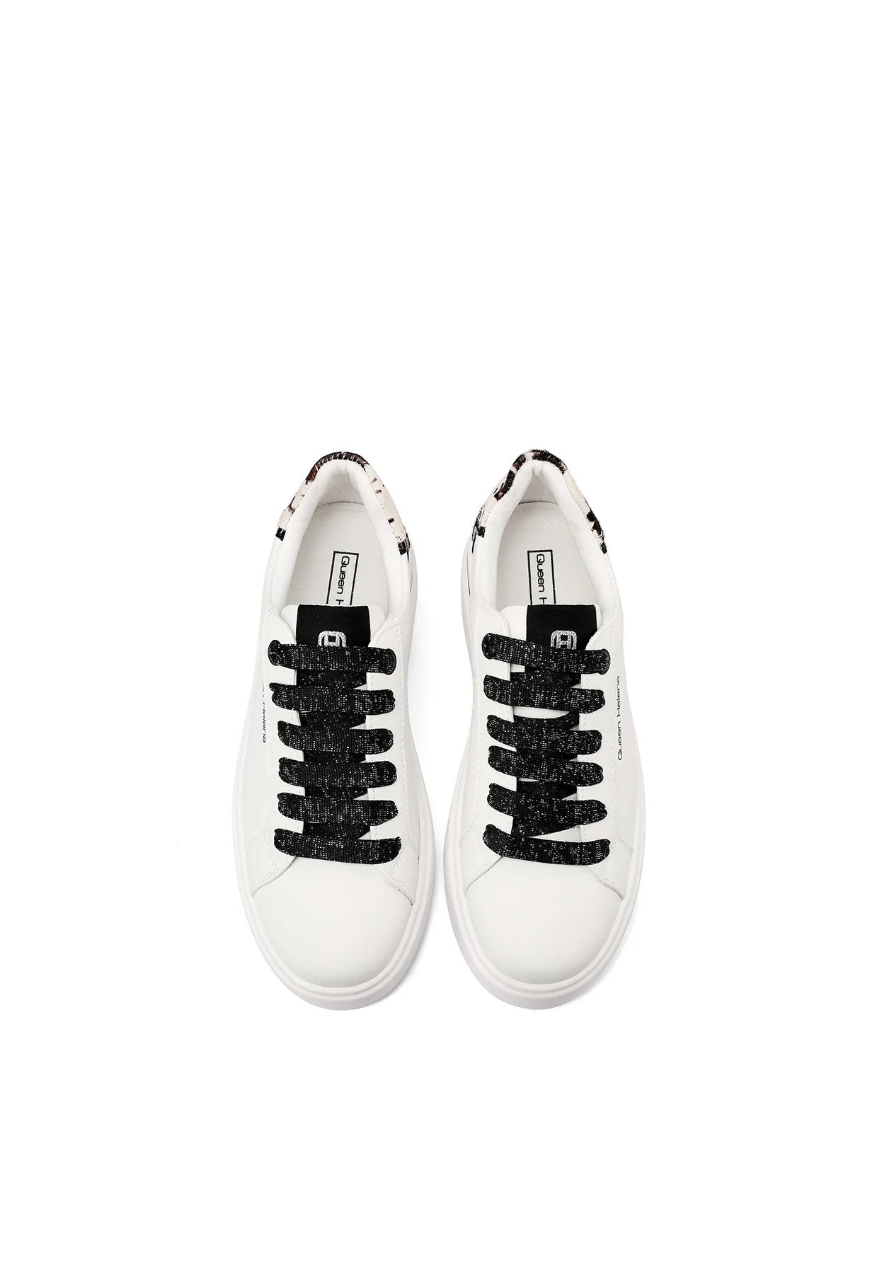 Sneakers platform con glitter e dettagli metallici X34-12 - Image 30