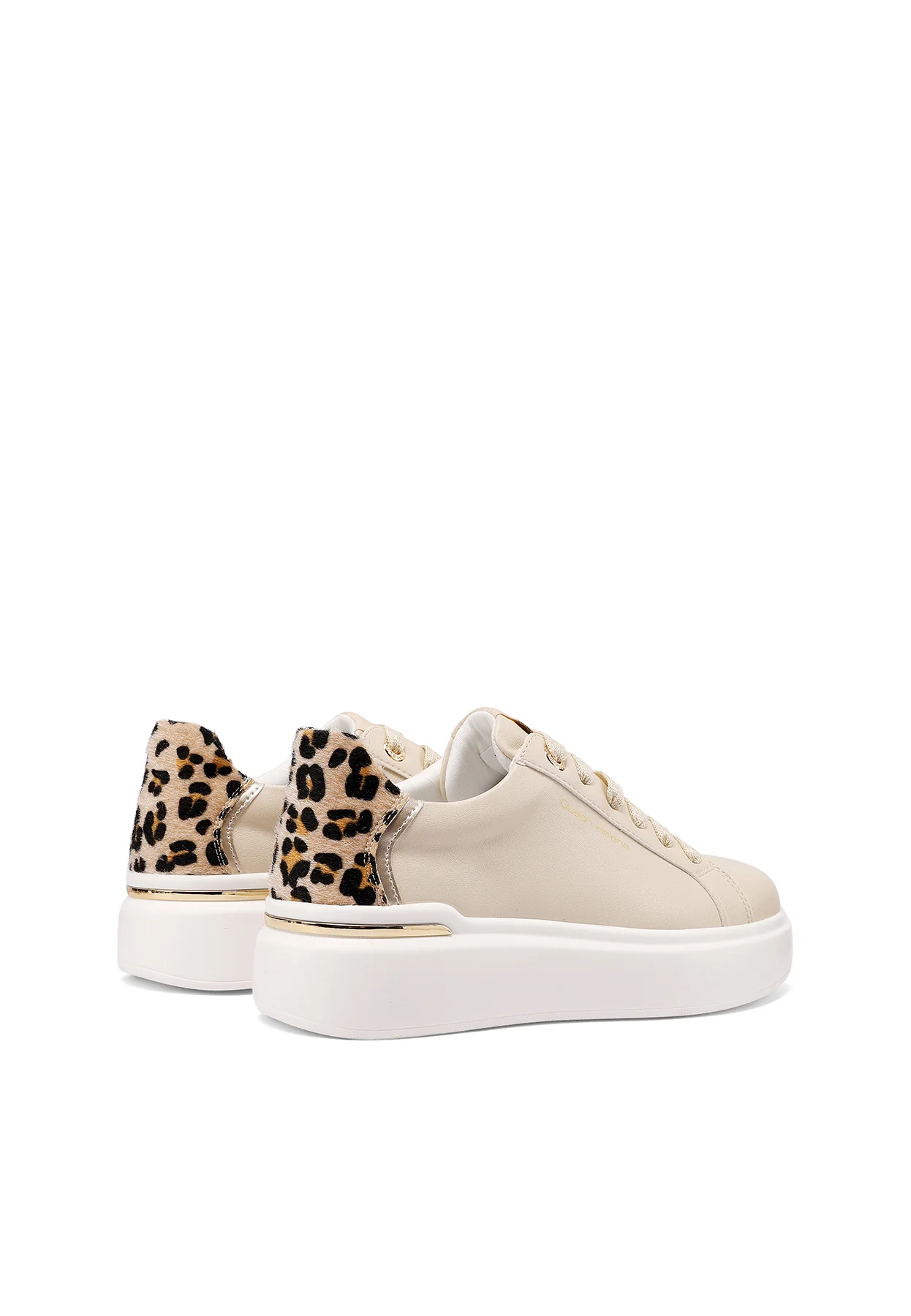 Sneakers platform con glitter e dettagli metallici X34-12 - Image 5