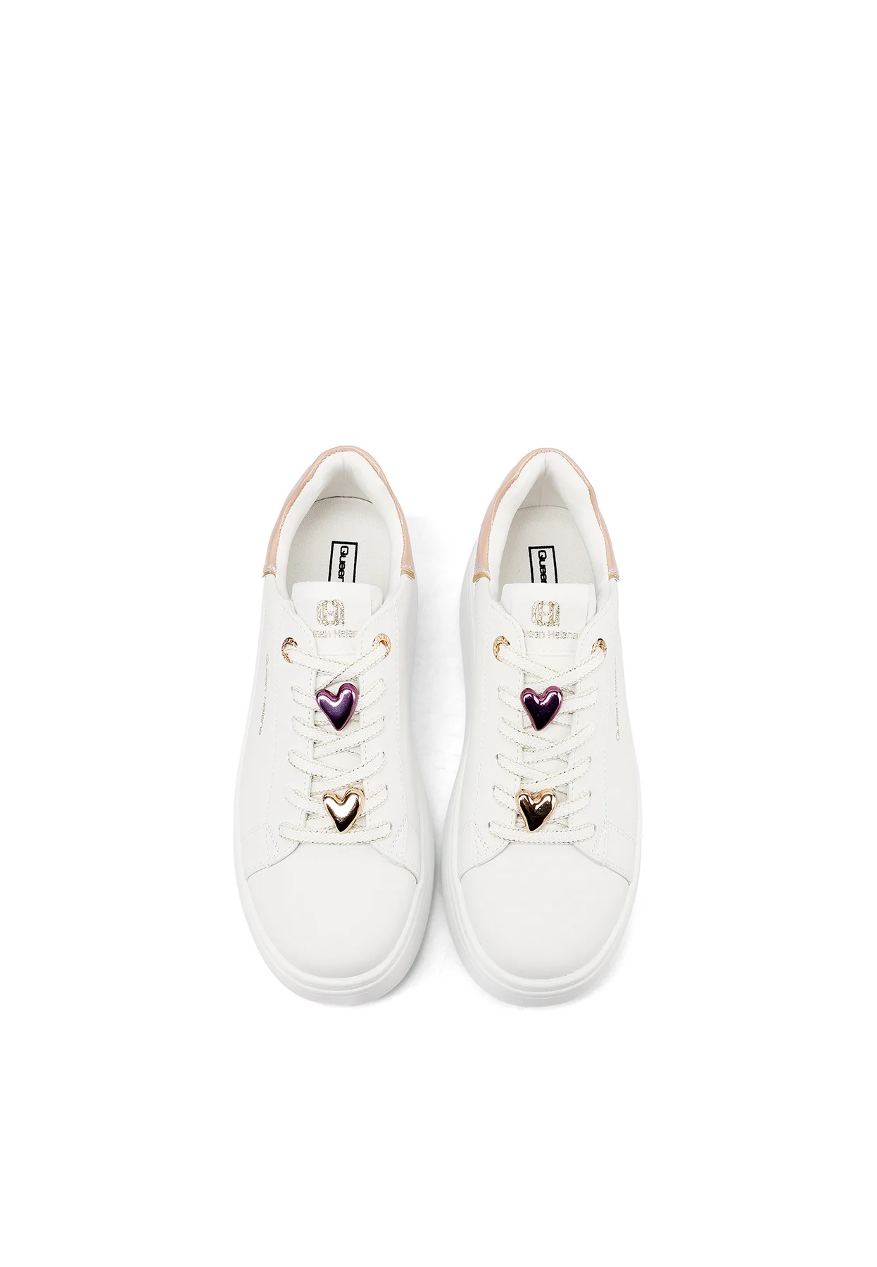 Sneakers platform con dettagli in vernice e lacci X34-14 - Image 14
