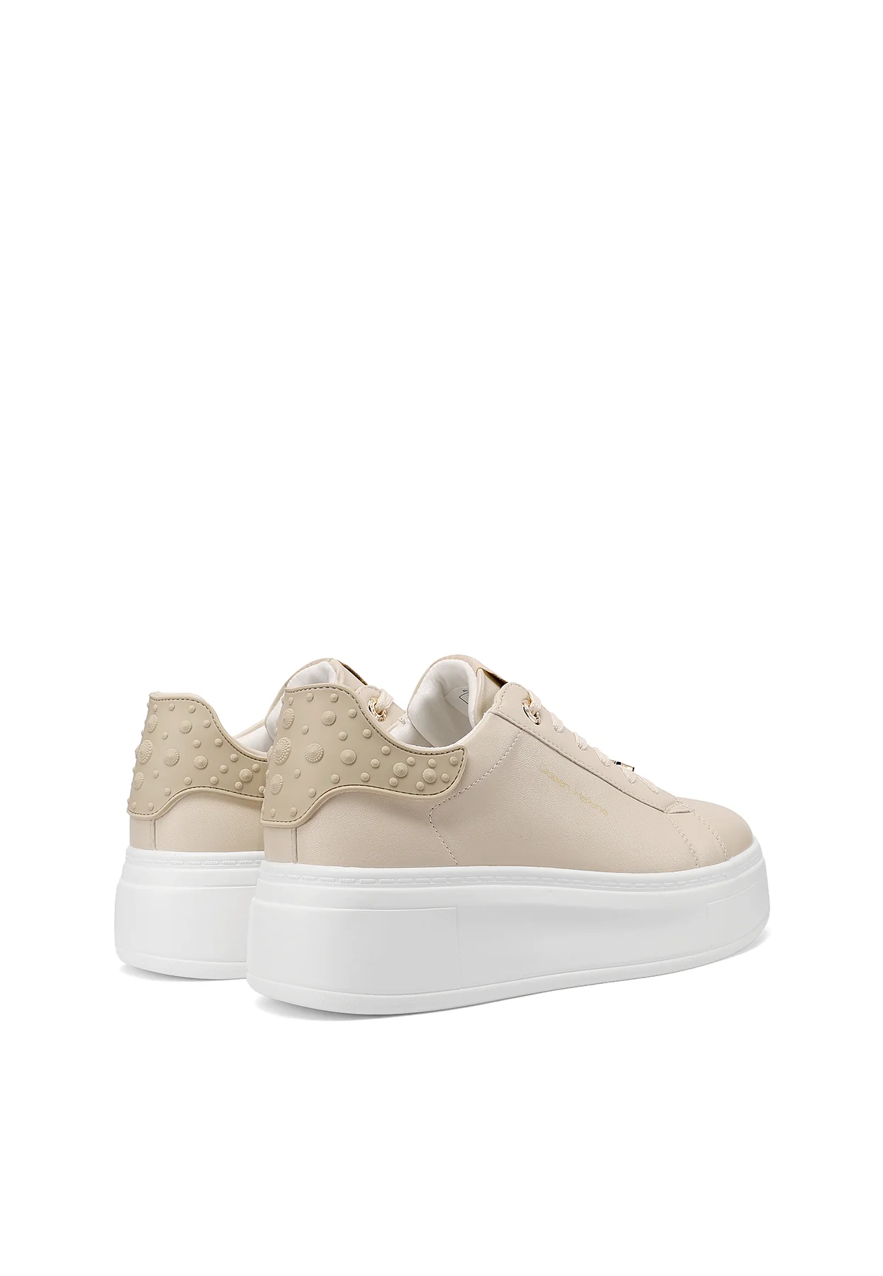 Sneakers platform con tallone borchiato e logo X34-15 - Image 21