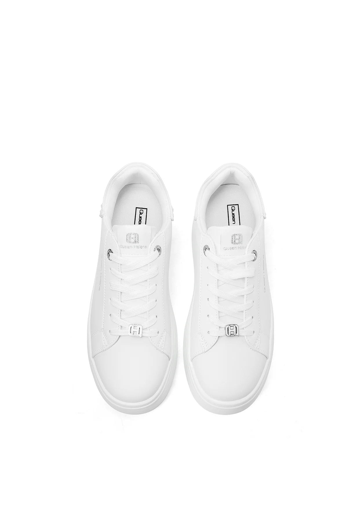 Sneakers platform con tallone borchiato e logo X34-15 - Image 6