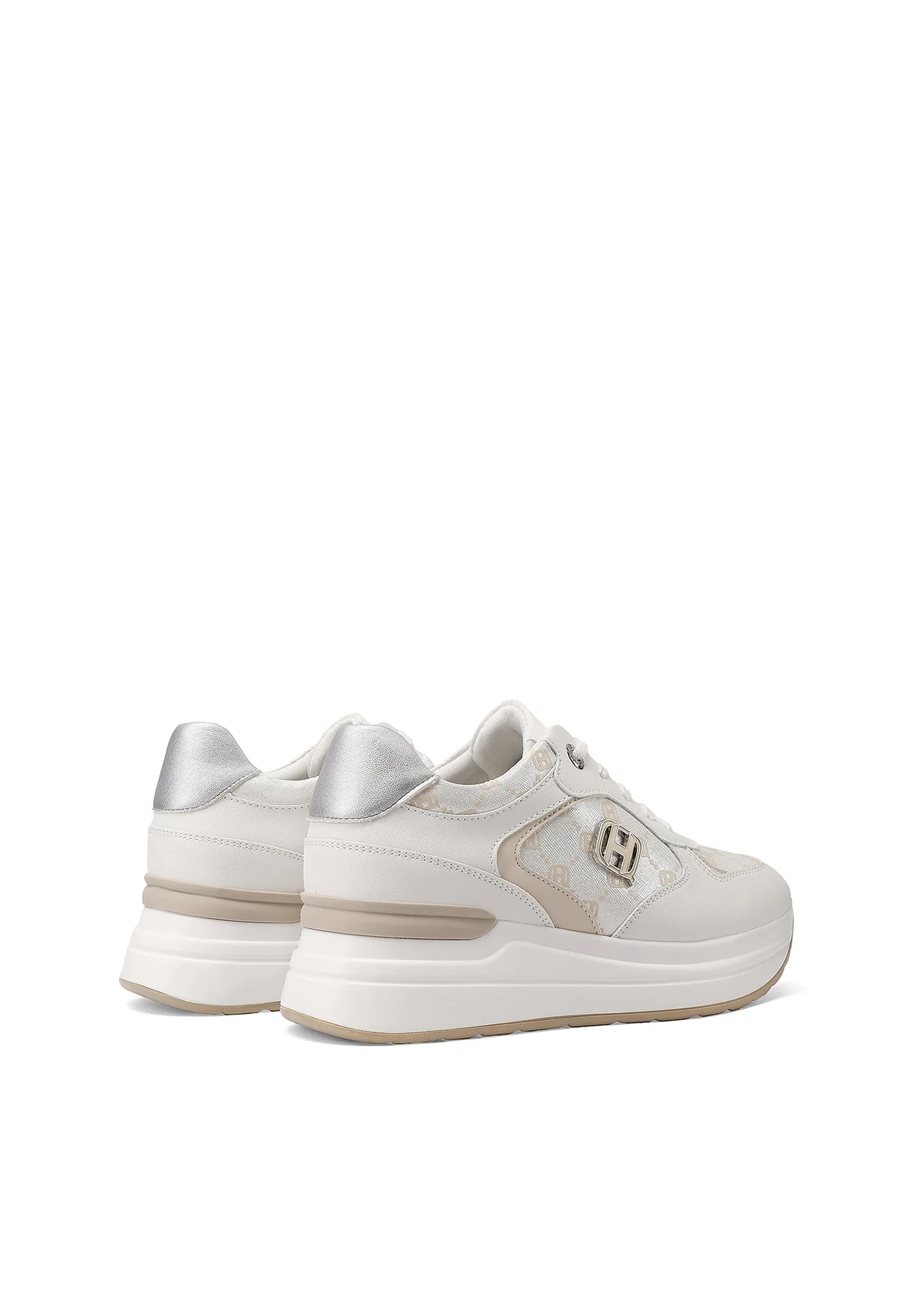 Sneakers donna con zeppa e design urbano X34-21 - Image 13