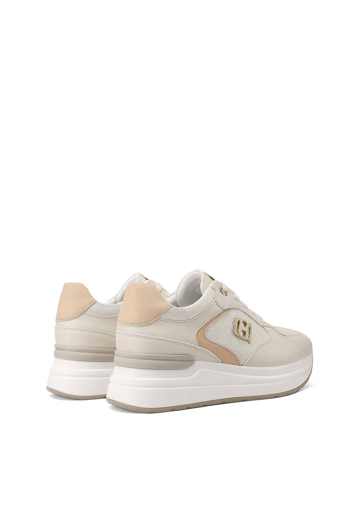 Sneakers donna con zeppa e design urbano X34-21 - Image 5