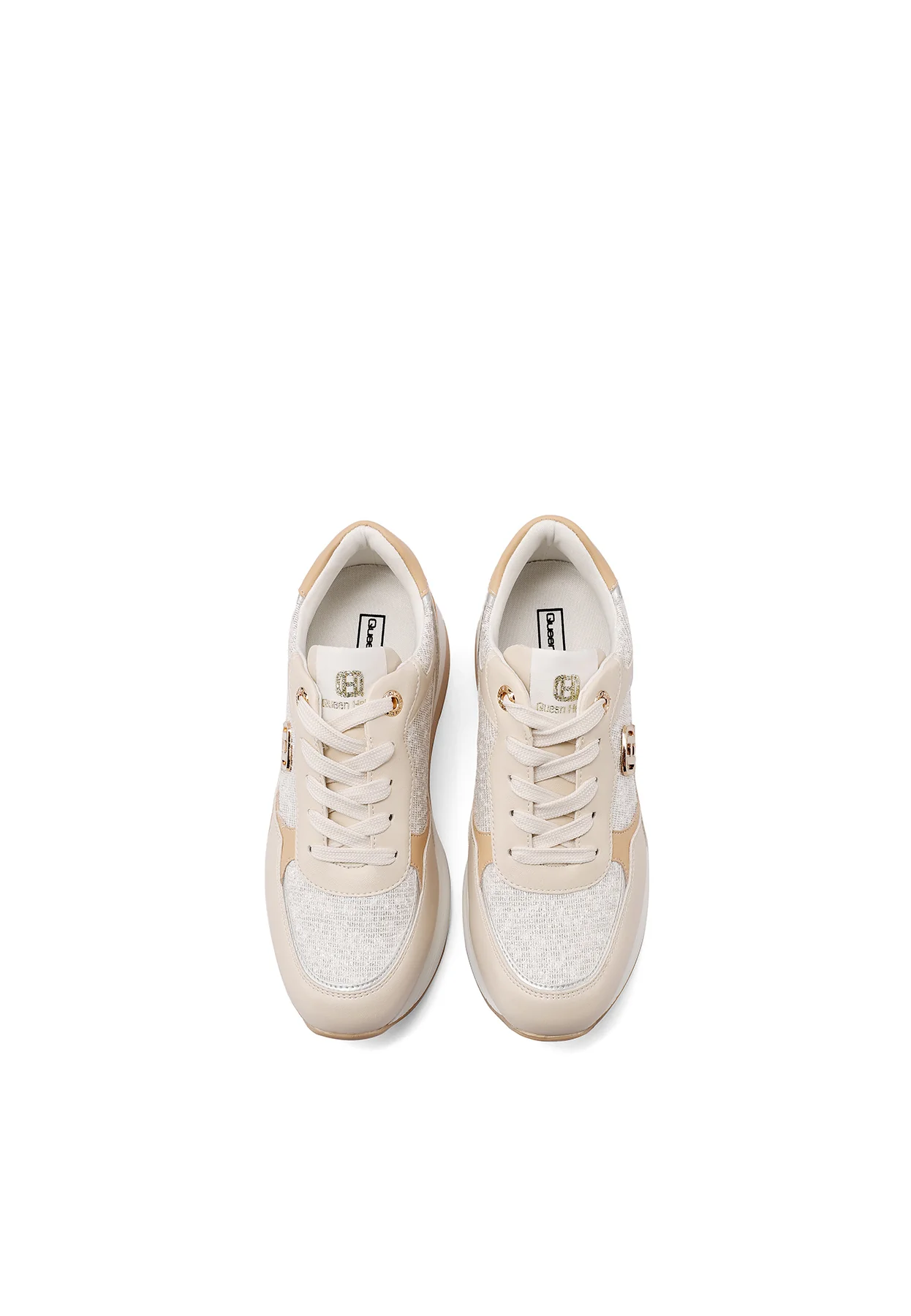 Sneakers donna con zeppa e dettagli moderni X34-23 - Image 14