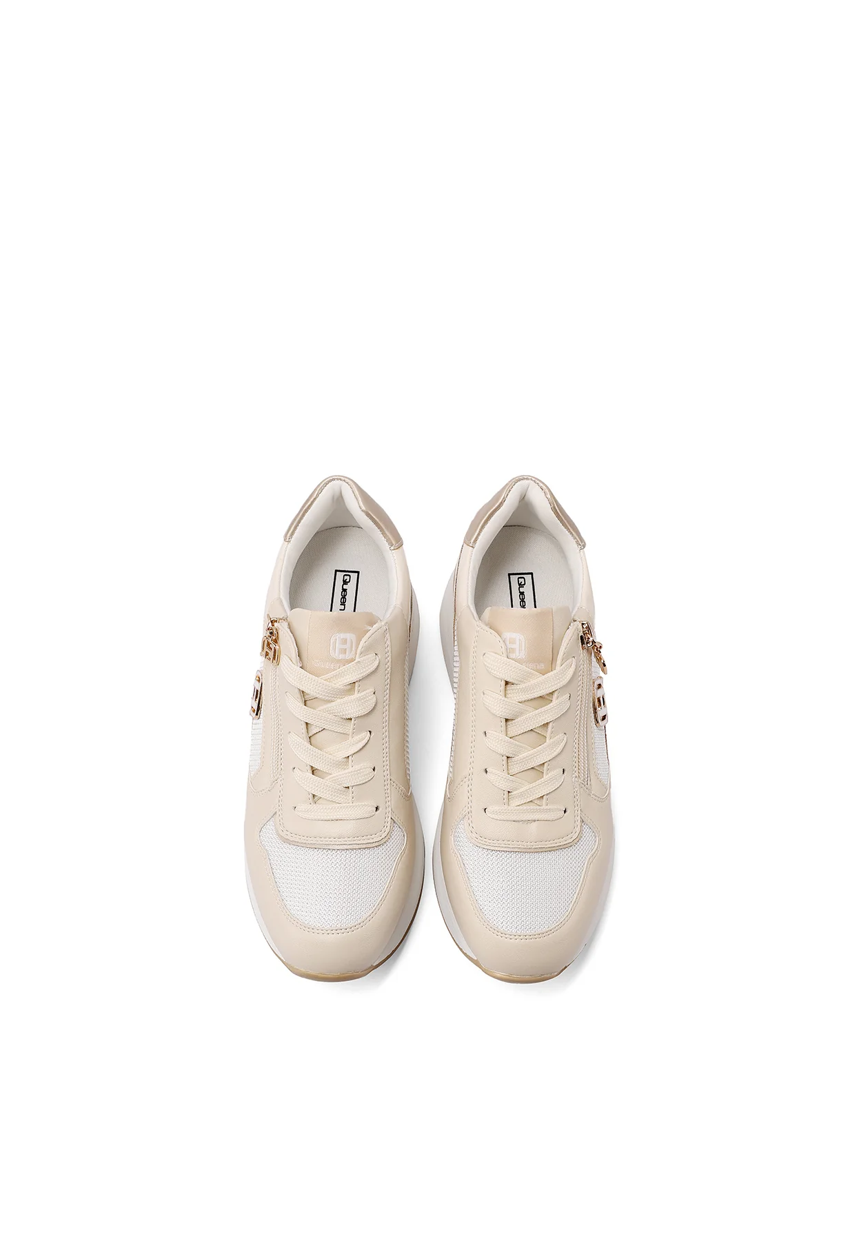Sneakers platform con zip laterale e logo X34-24 - Image 15
