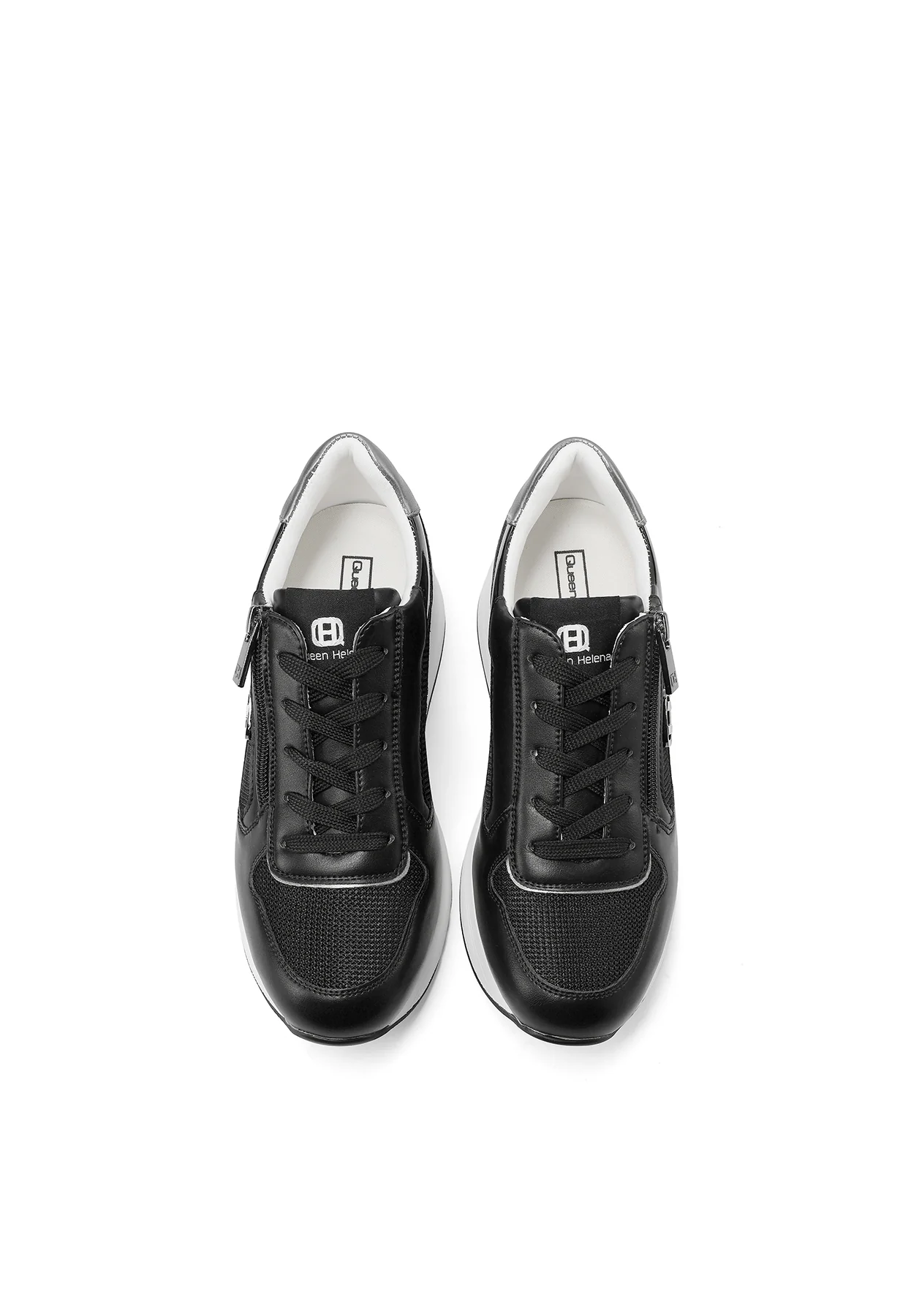 Sneakers platform con zip laterale e logo X34-24 - Image 22
