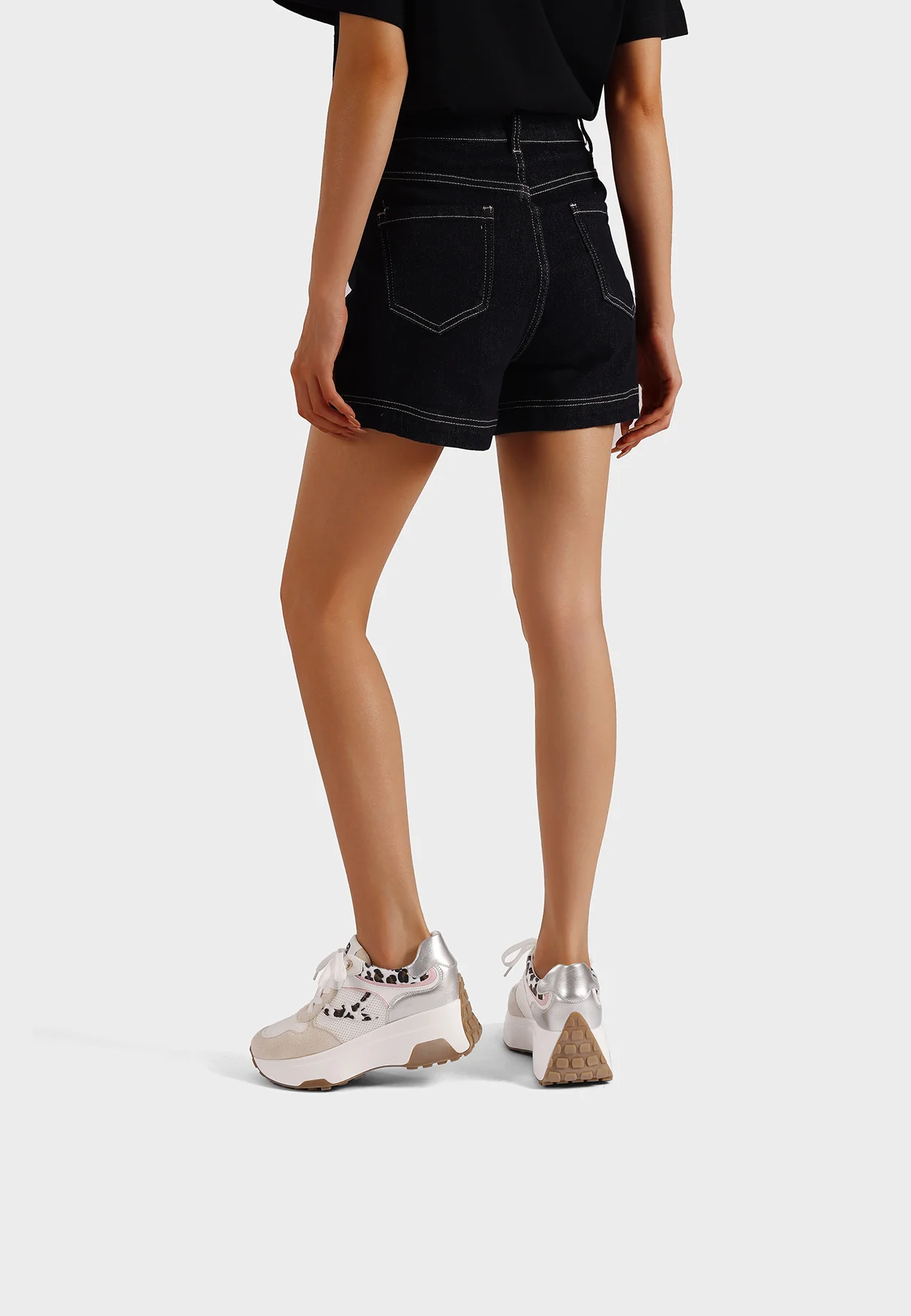 Sneakers platform con suola alta e design sportivo X34-29 - Image 16