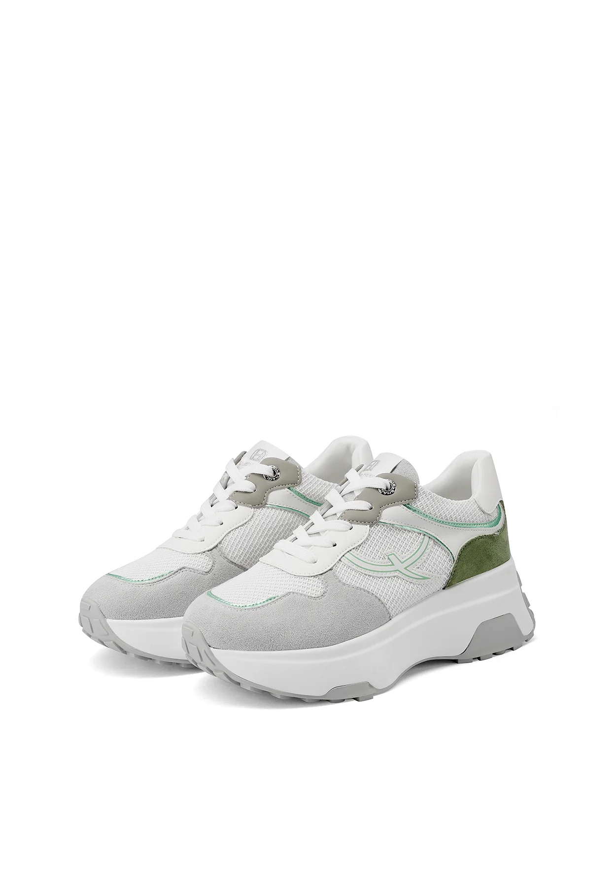 Sneakers platform con suola alta e design sportivo X34-29 - Image 3