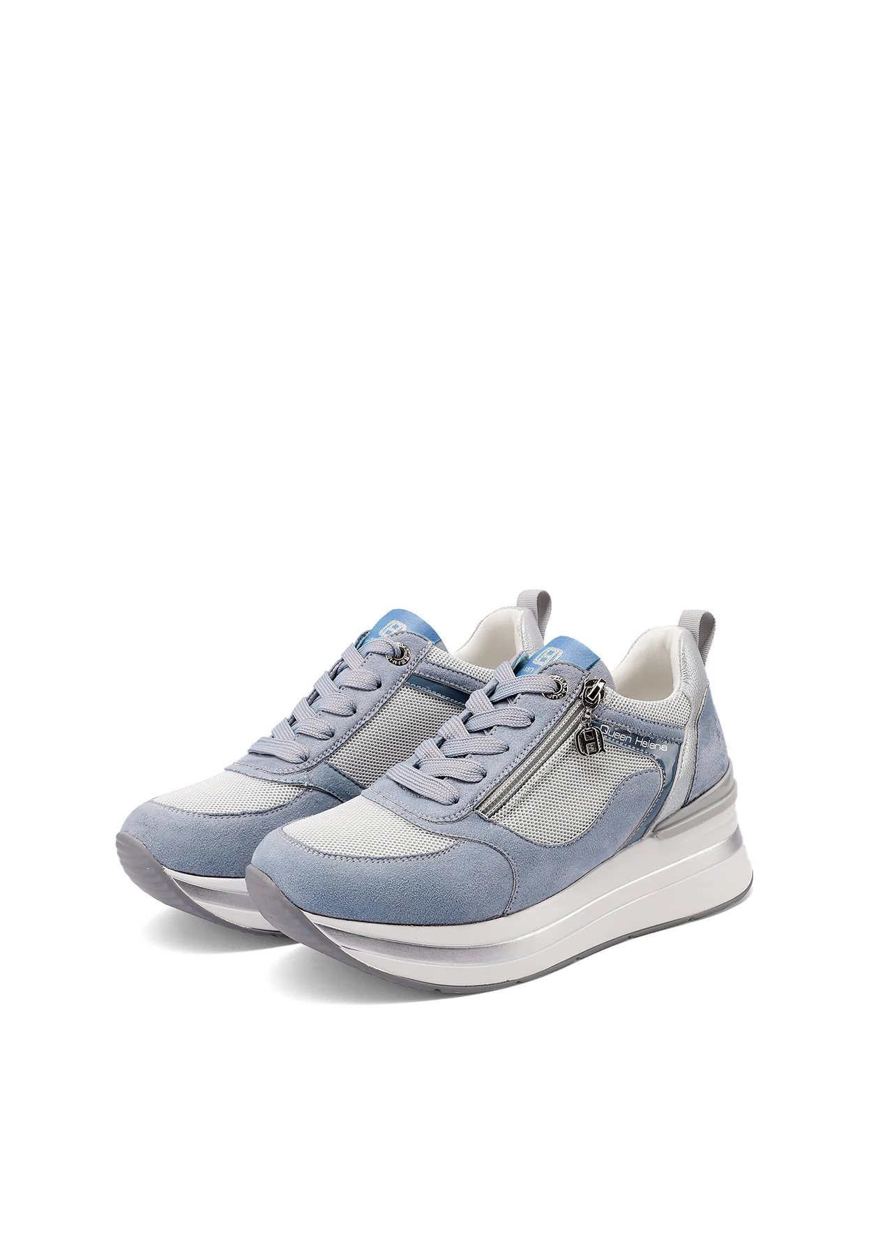 Sneakers platform con zip laterale X34-31 - Image 11