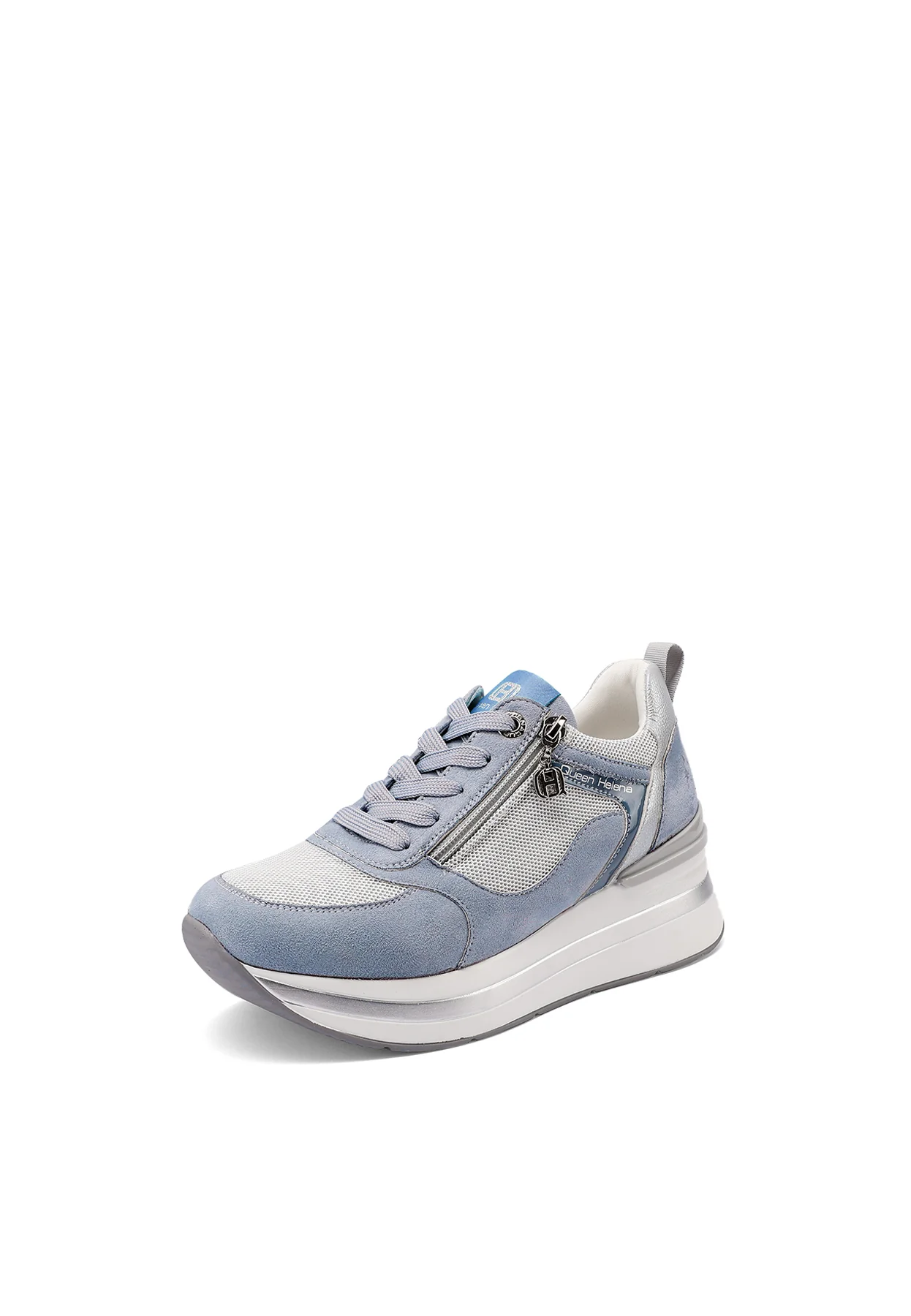 Sneakers platform con zip laterale X34-31 - Image 12