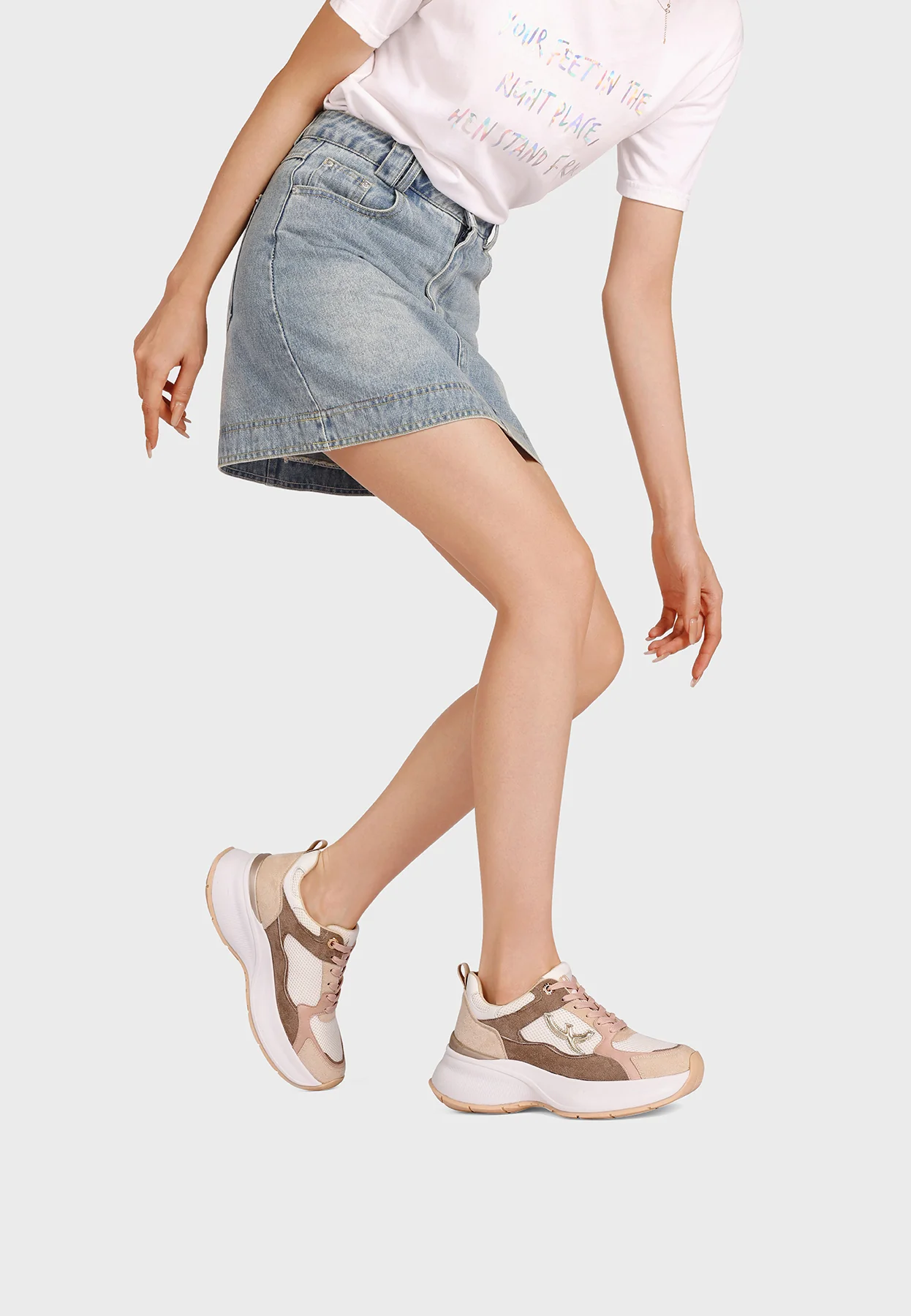 Sneakers donna chunky con suola dinamica X34-34 - Image 25