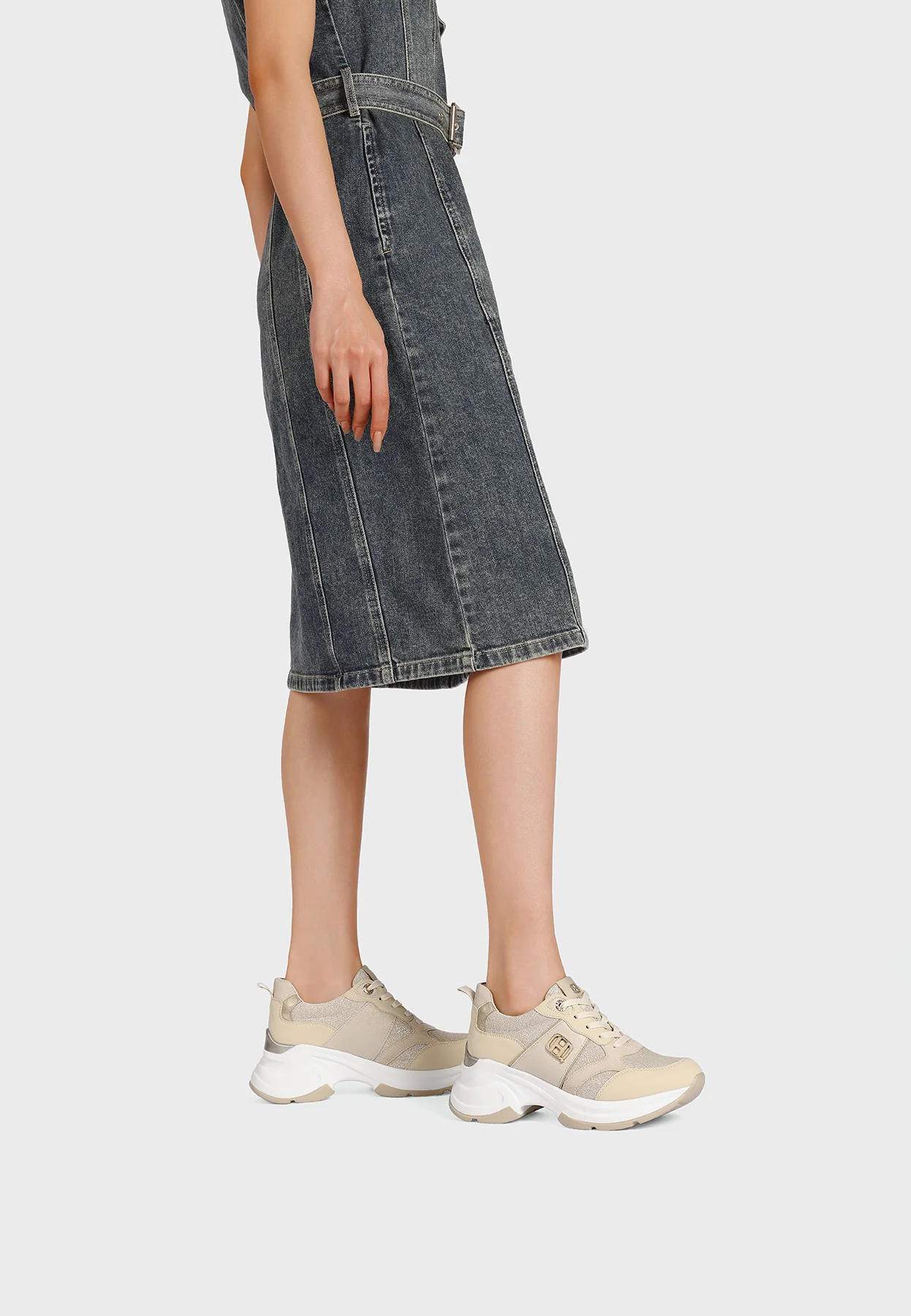 Sneakers chunky con suola oversize e logo X34-36 - Image 16