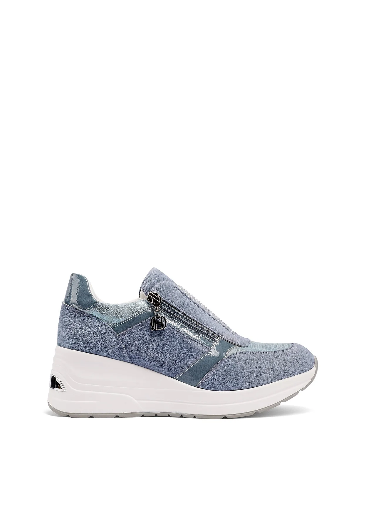 Sneakers donna slip-on con zeppa comfort X34-37 - Image 10