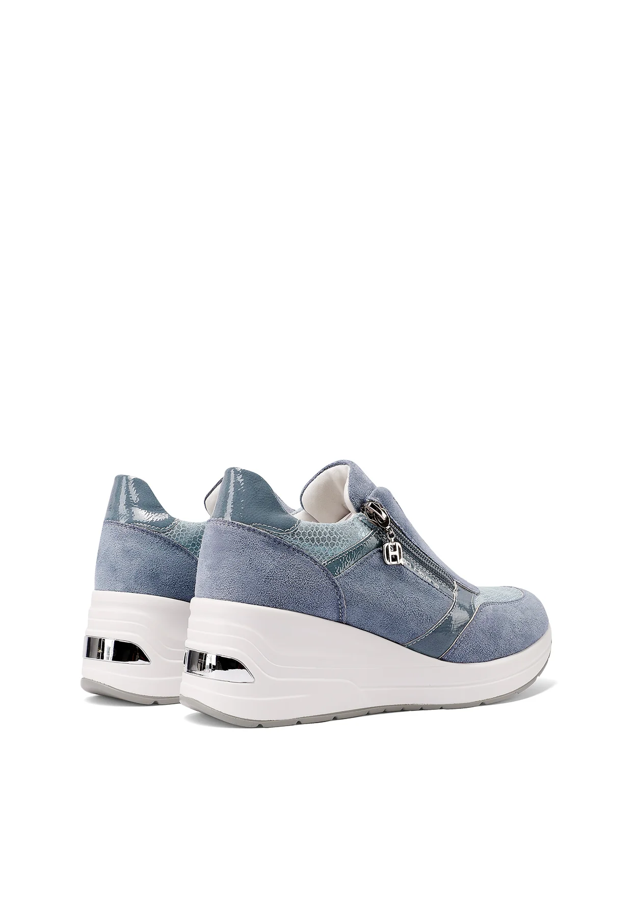 Sneakers donna slip-on con zeppa comfort X34-37 - Image 13