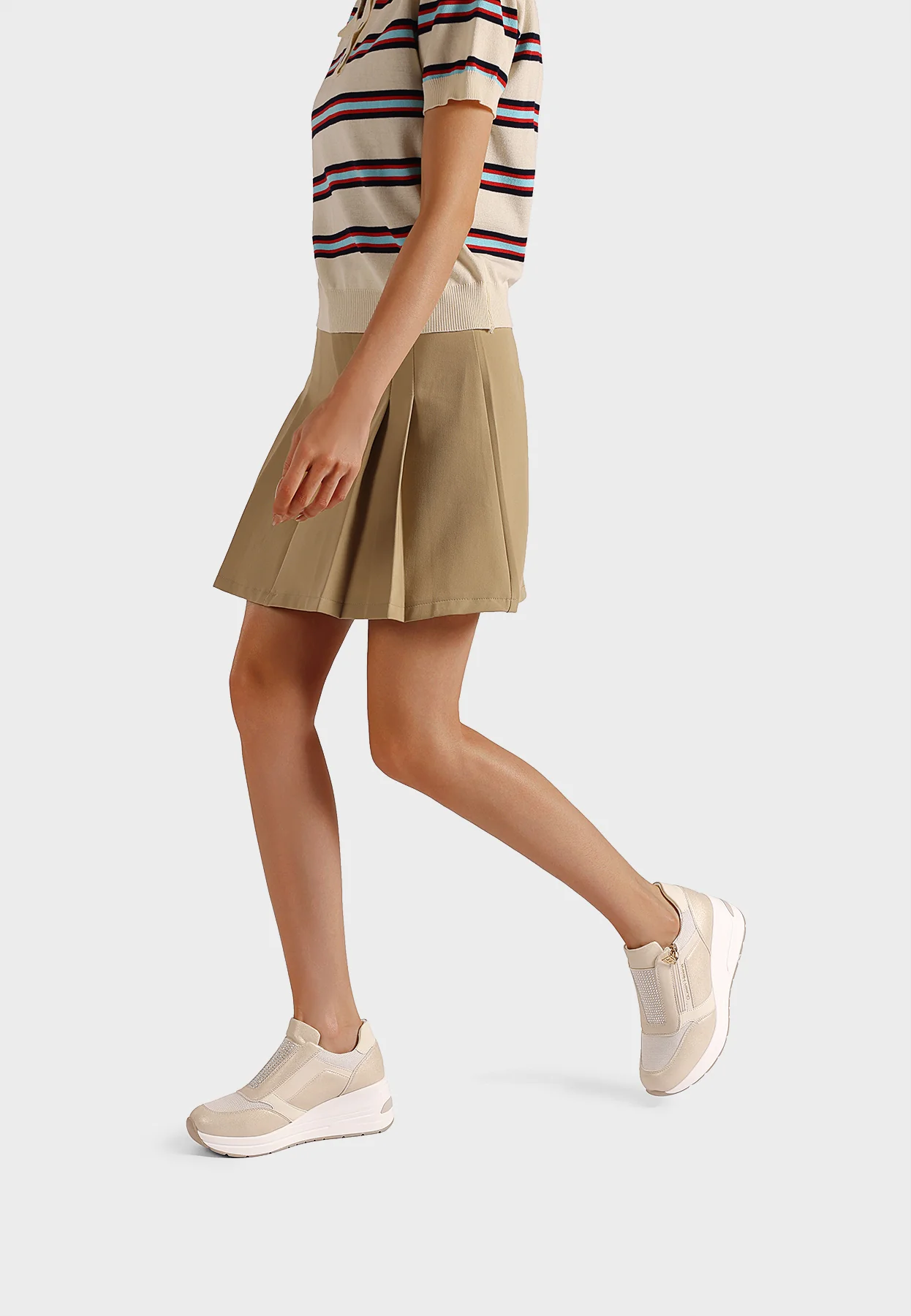 Sneakers donna slip-on con zeppa comfort X34-37 - Image 17