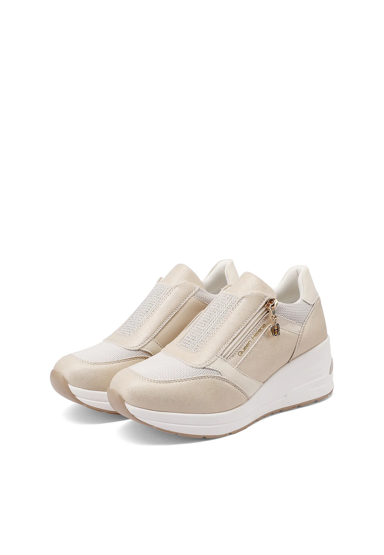 Sneakers donna slip-on con zeppa comfort X34-37 - Image 19