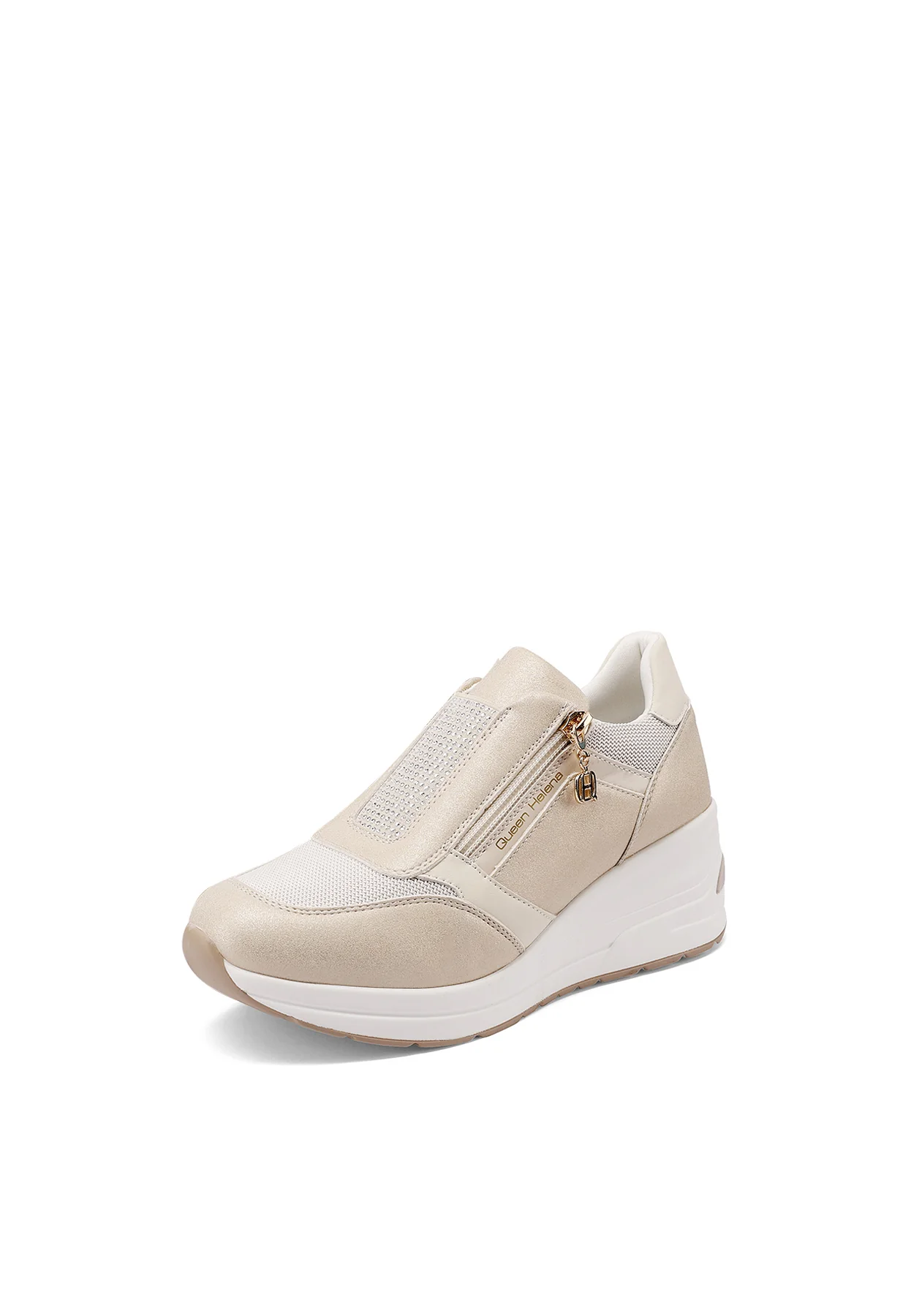 Sneakers donna slip-on con zeppa comfort X34-37 - Image 20